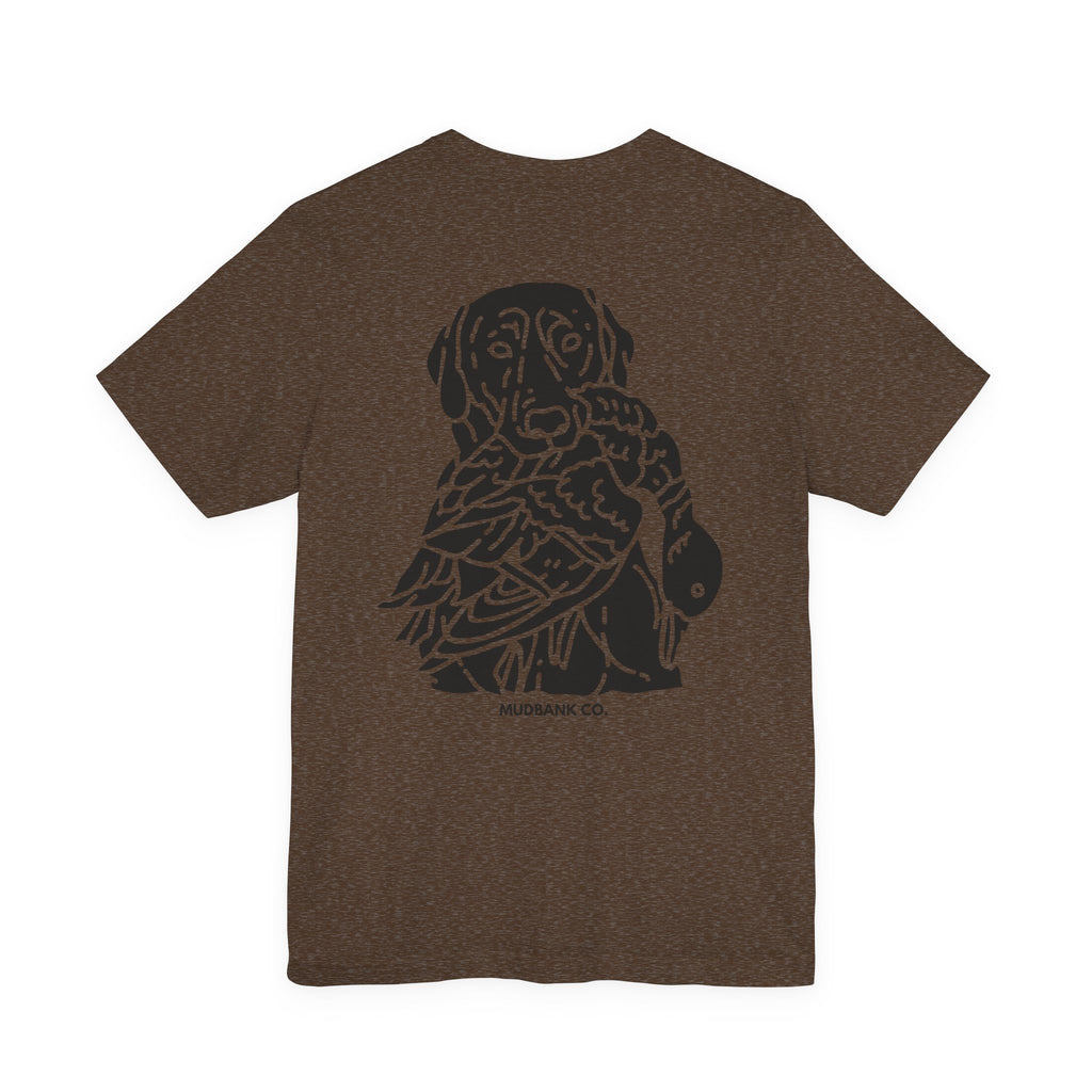 Mudbank Co. Hunting Dog T-Shirt | Duck Dog Graphic Tee | Southern Hunting & Outdoors Shirt | Bella Canvas
