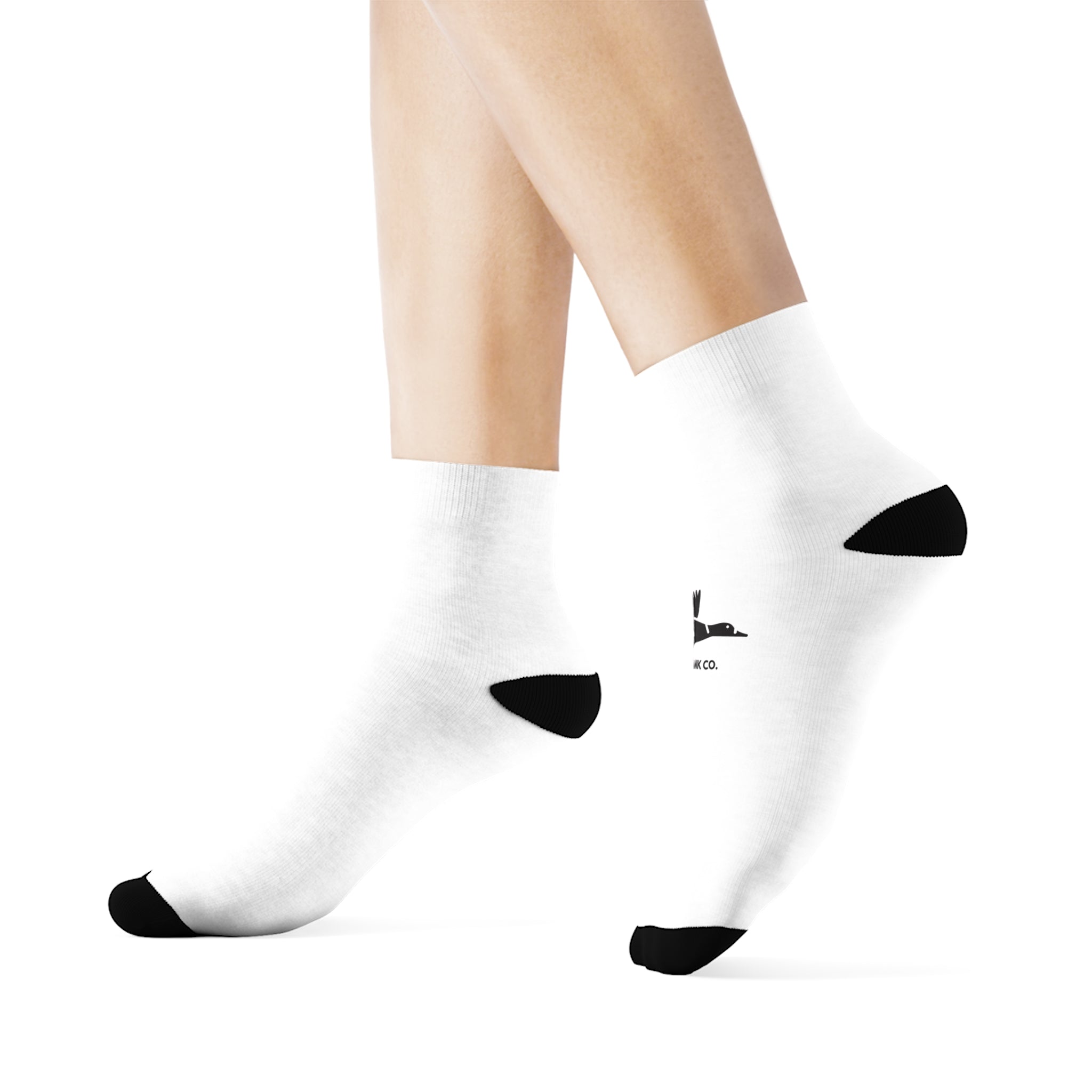 Mudbank Co. Duck Crew Socks | Minimalist White Socks | Southern Outdoors Lifestyle