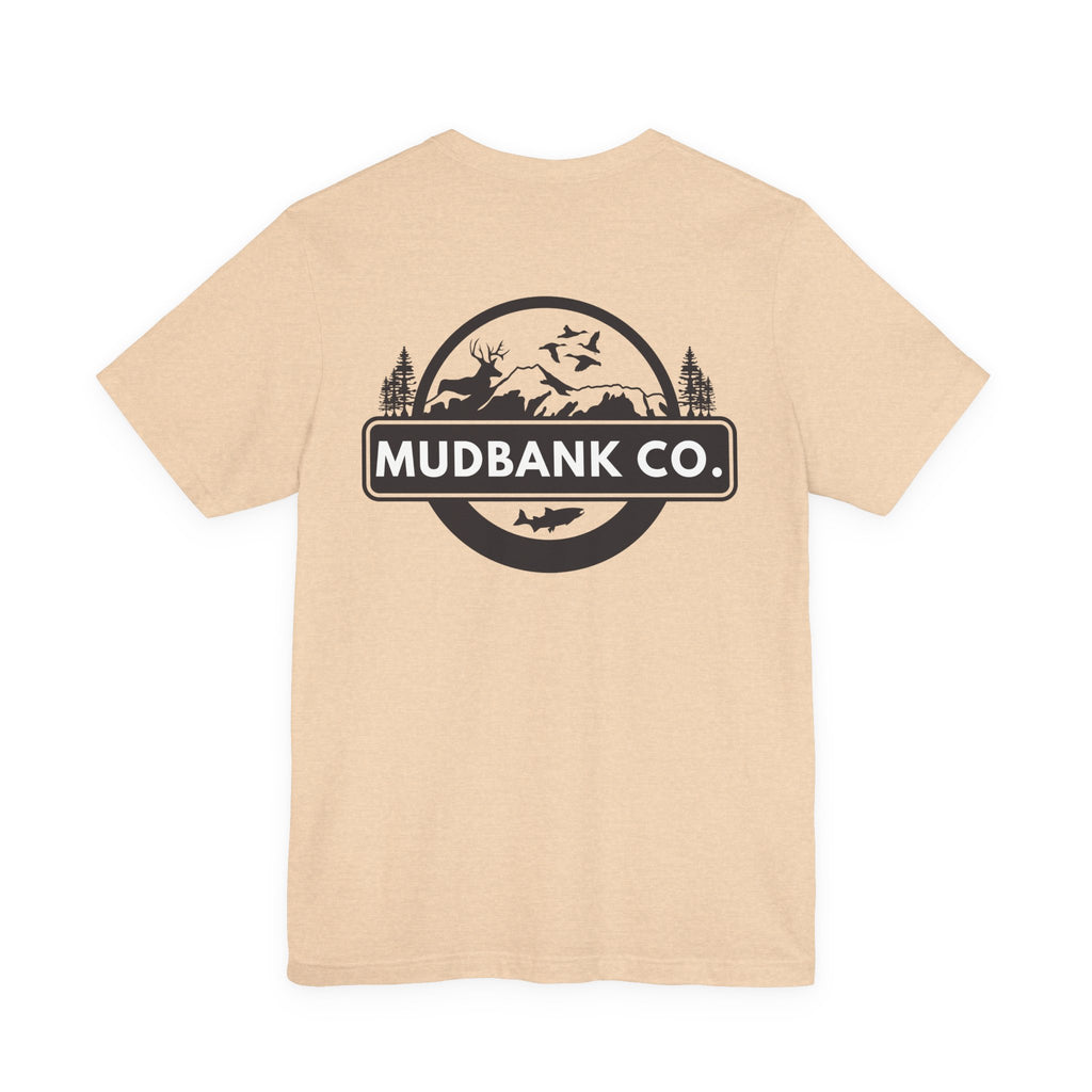 Mudbank Co. Logo T-Shirt | Southern Outdoors Graphic Tee | Country Lifestyle Shirt | Bella Canvas Unisex