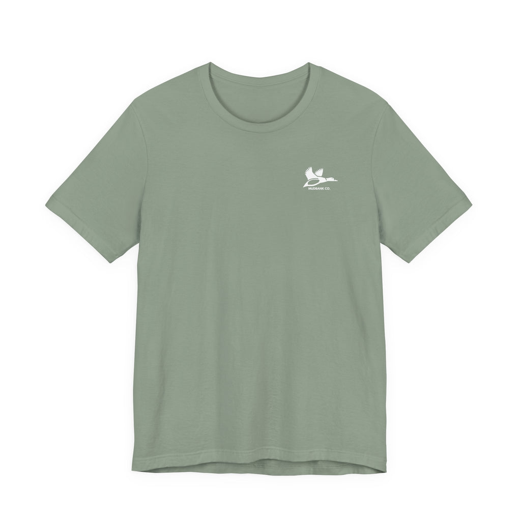 Mudbank Co. Antler Logo T-Shirt | Southern Outdoors Graphic Tee | Hunting & Country Lifestyle | Bella Canvas Unisex