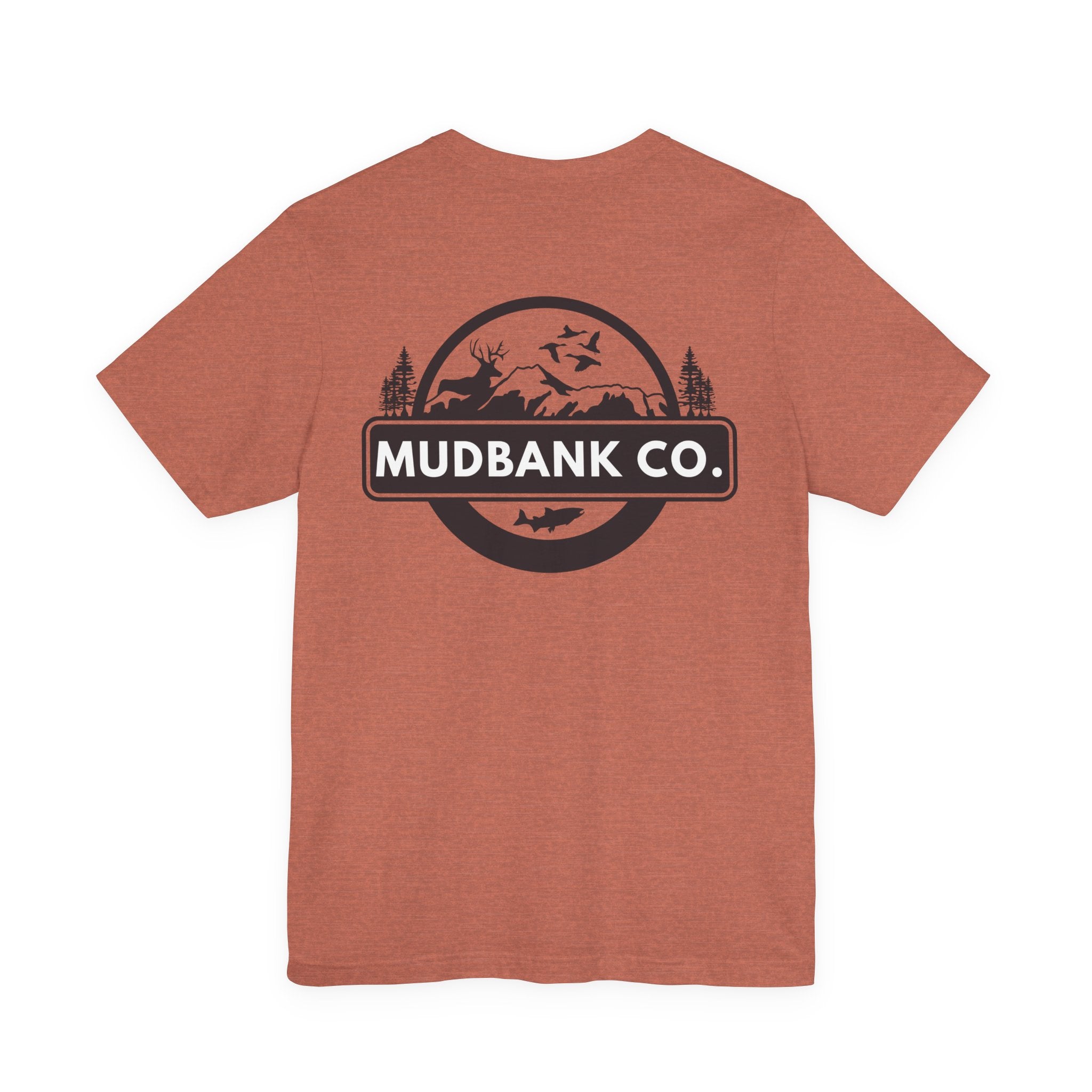 Mudbank Co. Logo T-Shirt | Southern Outdoors Graphic Tee | Country Lifestyle Shirt | Bella Canvas Unisex