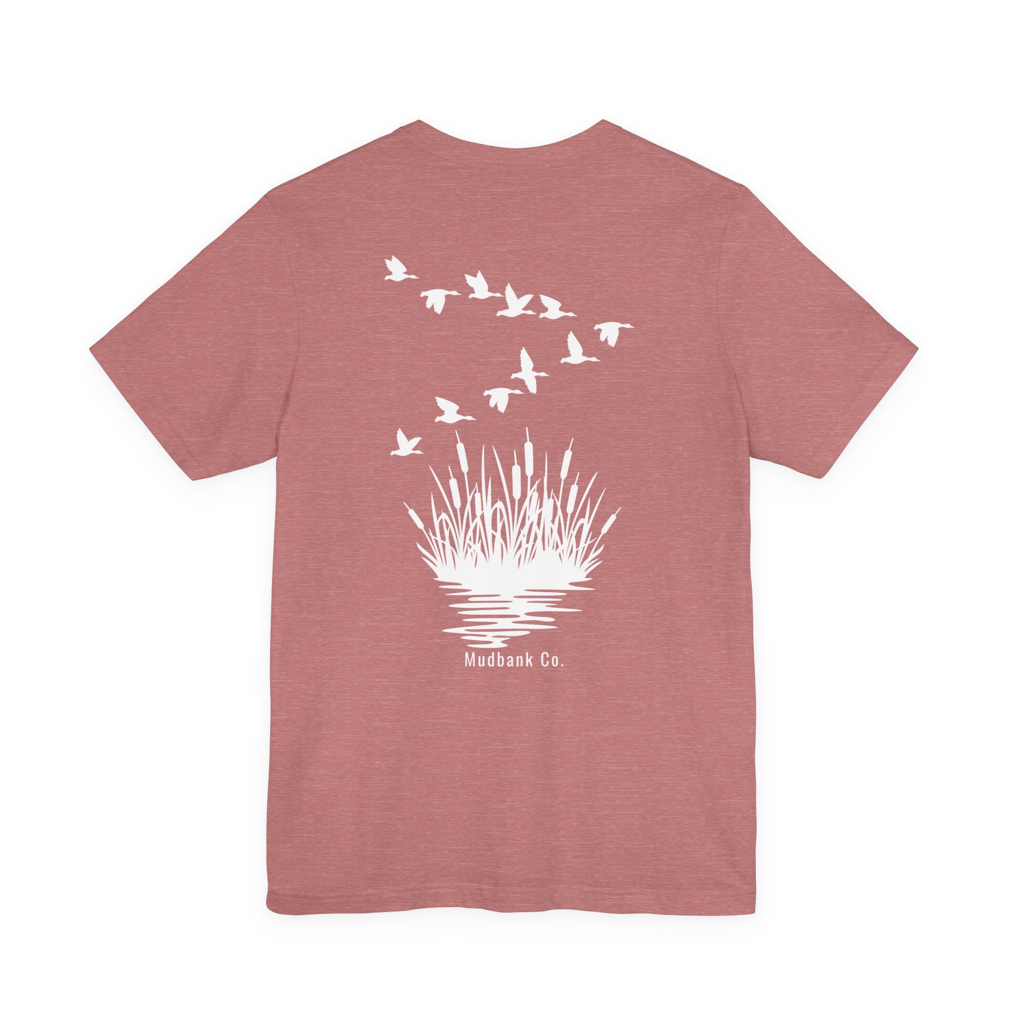 Mudbank Co. Duck Hunt Graphic Tee – Outdoor Marsh Scene Back Print Shirt