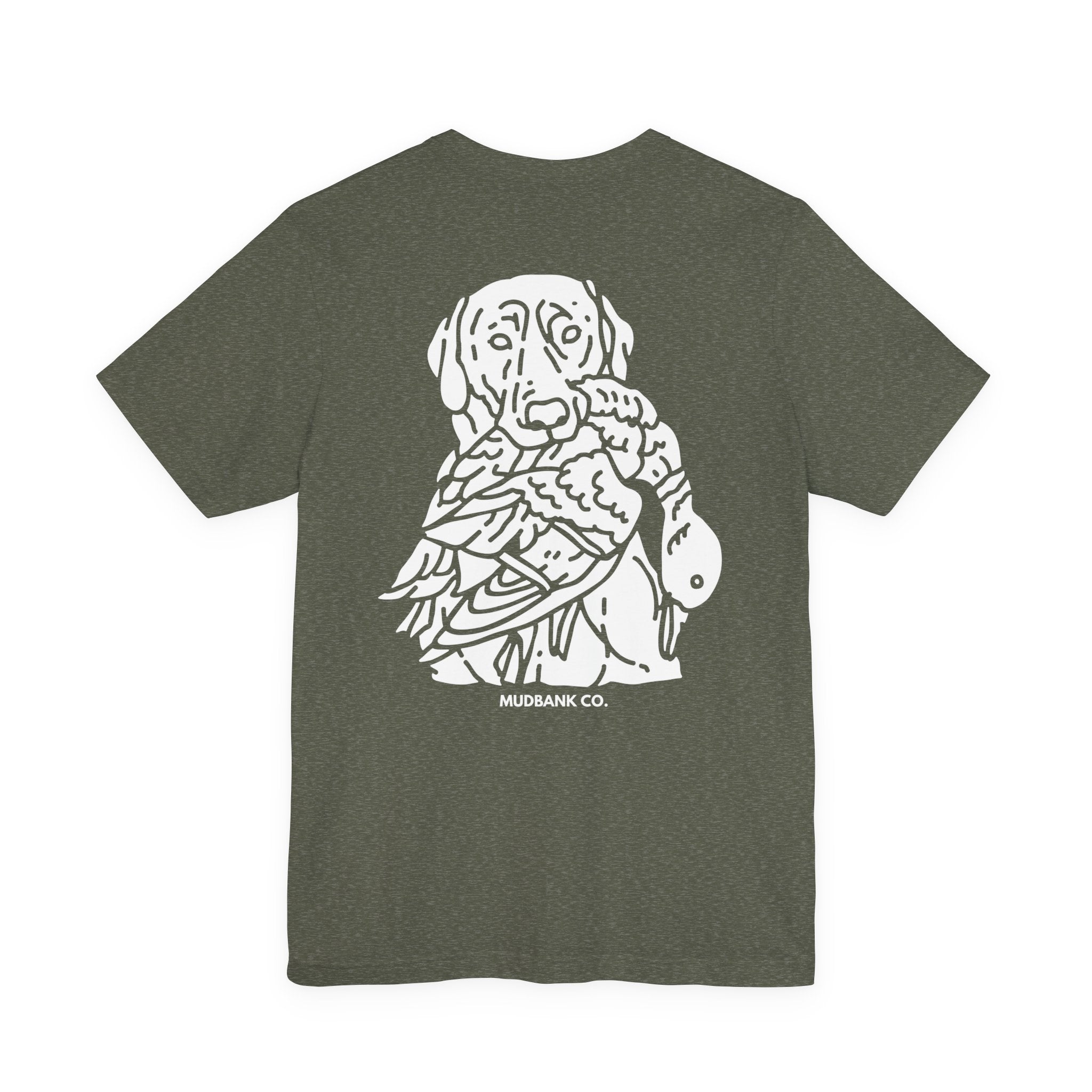 Mudbank Co. Hunting Dog T-Shirt | Duck Dog Graphic Tee | Southern Hunting & Outdoors Shirt | Bella Canvas