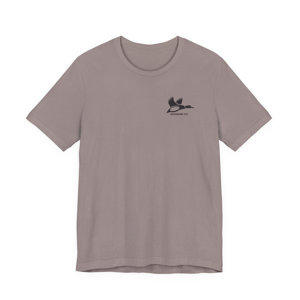 Mudbank Co. Bird Dog T-Shirt | Hunting Dog Graphic Tee | Southern Outdoors Lifestyle Shirt | Bella Canvas Unisex