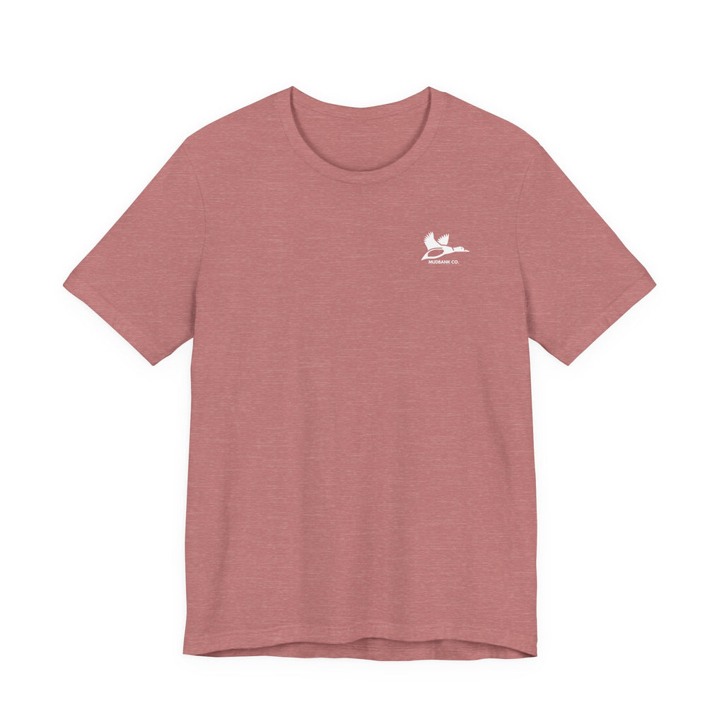 Mudbank Co. Antler Logo T-Shirt | Southern Outdoors Graphic Tee | Hunting & Country Lifestyle | Bella Canvas Unisex