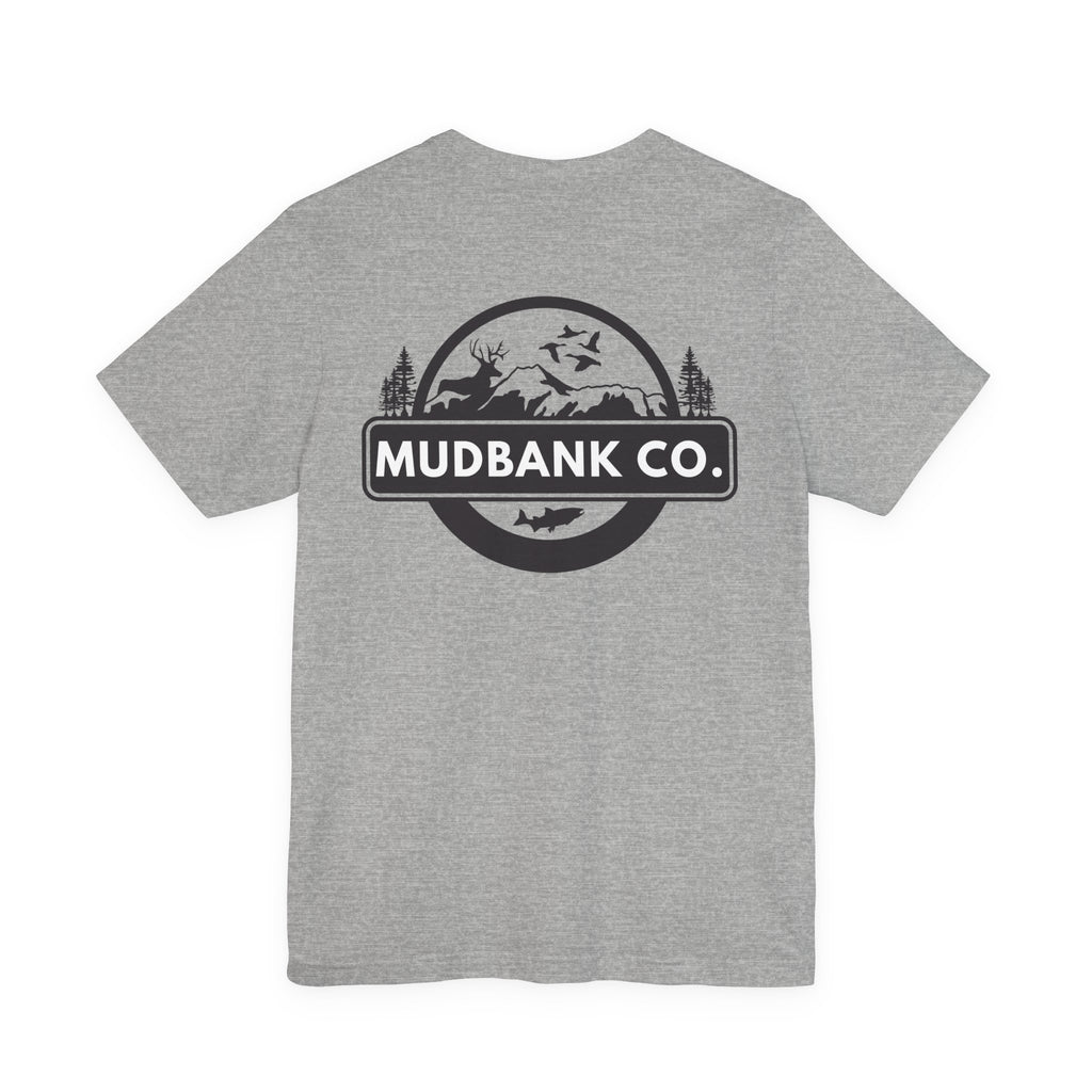 Mudbank Co. Logo T-Shirt | Southern Outdoors Graphic Tee | Country Lifestyle Shirt | Bella Canvas Unisex