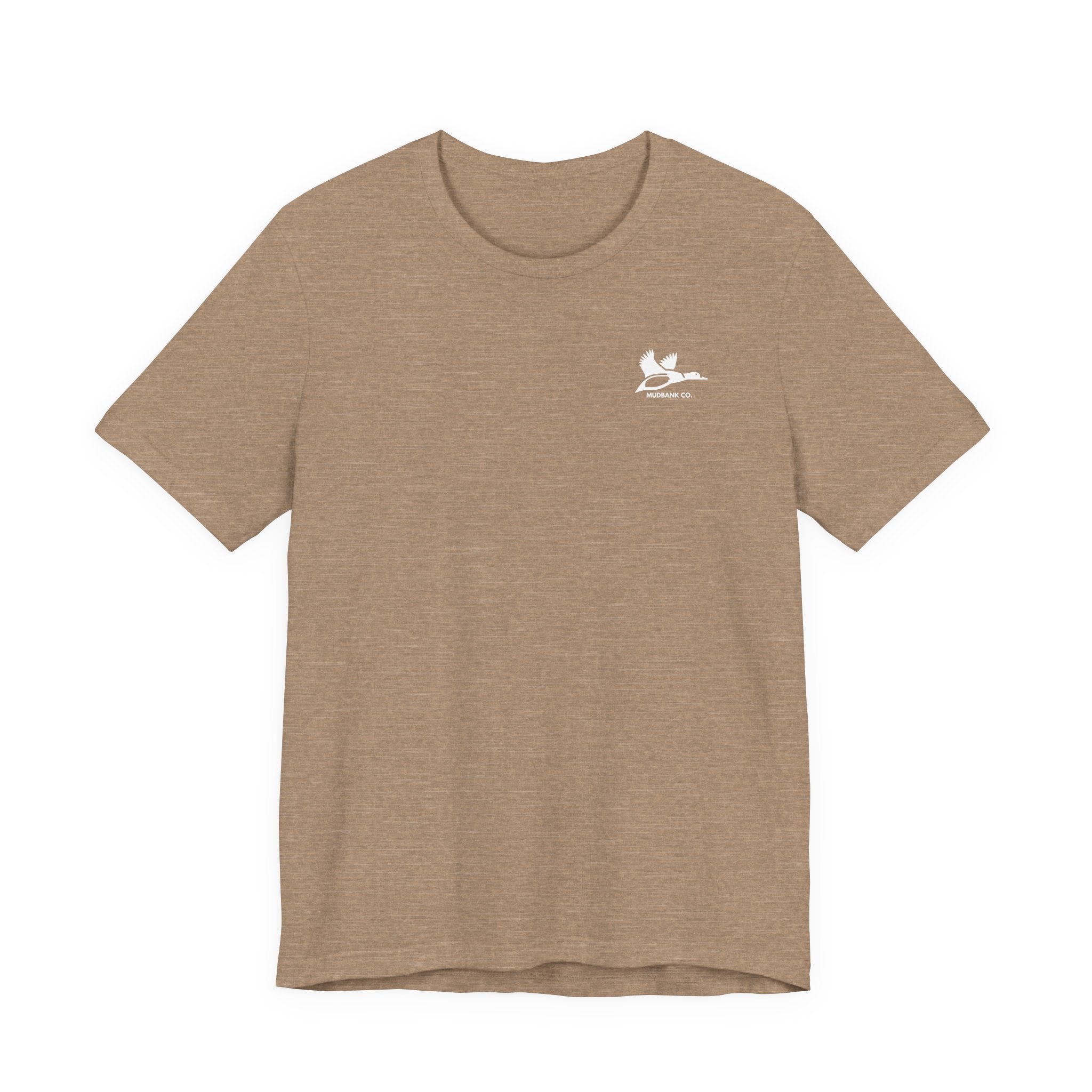 Mudbank Co. Antler Logo T-Shirt | Southern Outdoors Graphic Tee | Hunting & Country Lifestyle | Bella Canvas Unisex