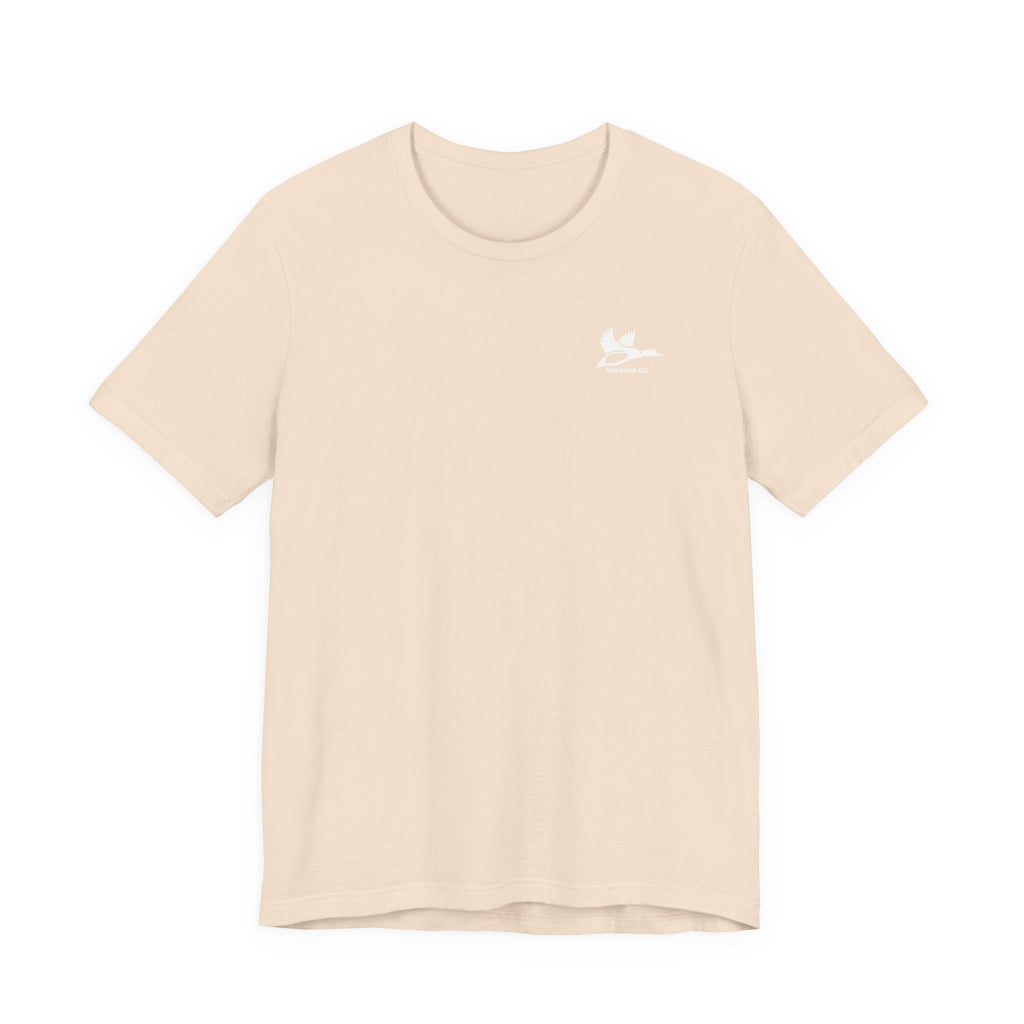 Mudbank Co. Antler Logo T-Shirt | Southern Outdoors Graphic Tee | Hunting & Country Lifestyle | Bella Canvas Unisex