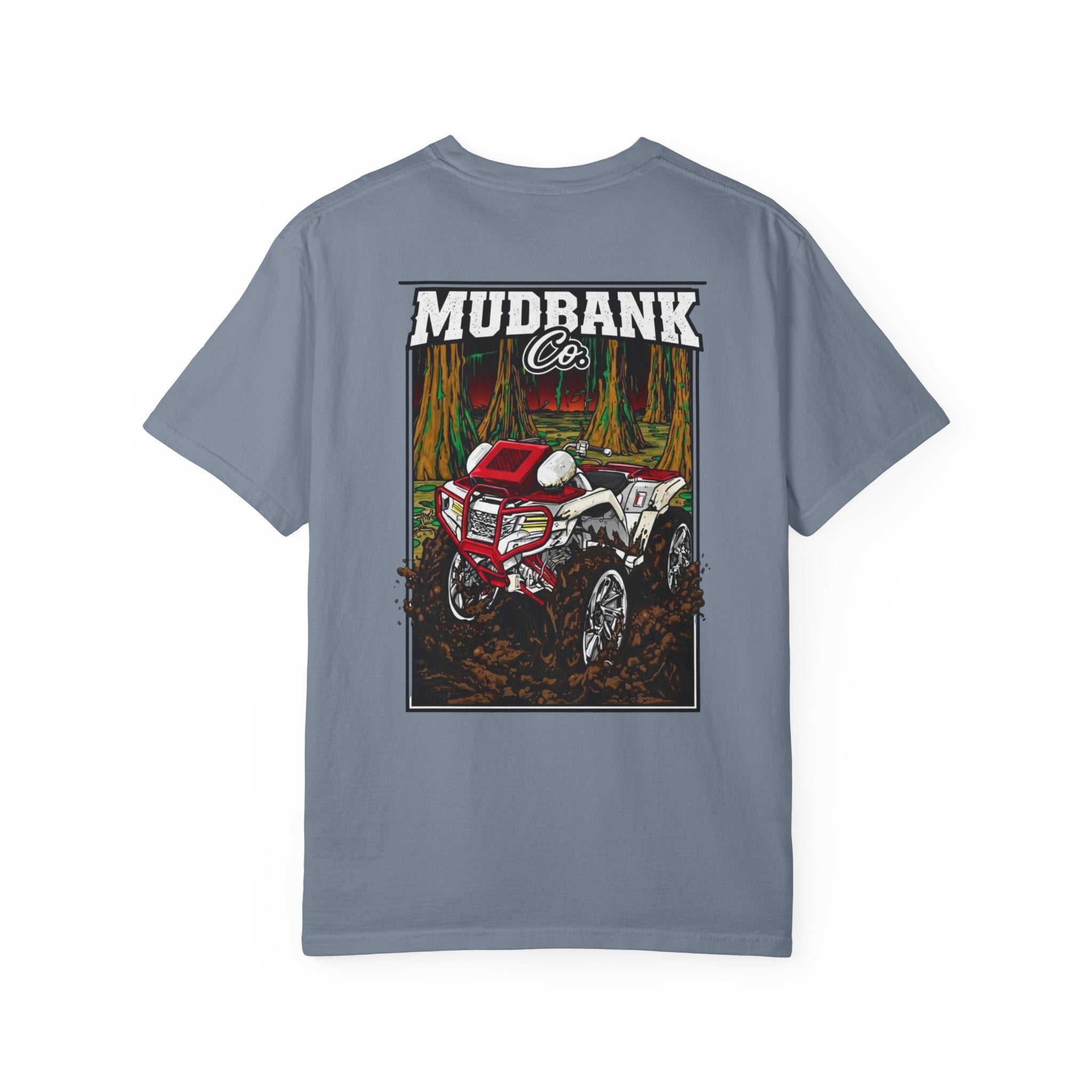 ATV Mudbike Graphic T-Shirt — "Mudbank Co." Off-Road Adventure Tee