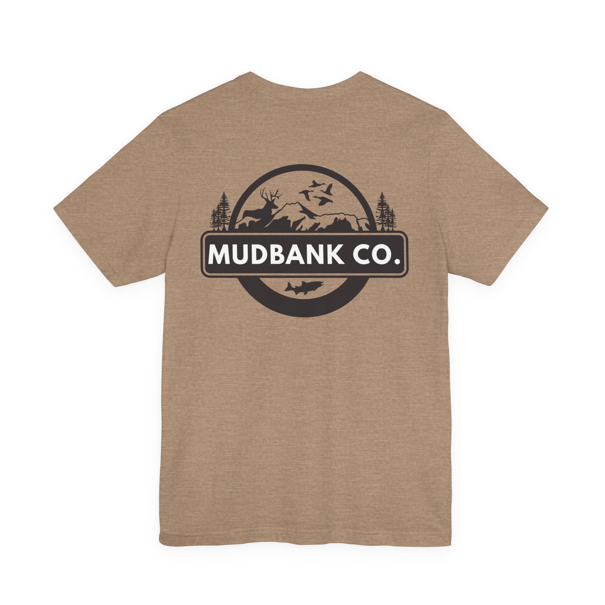 Mudbank Co. Logo T-Shirt | Southern Outdoors Graphic Tee | Country Lifestyle Shirt | Bella Canvas Unisex