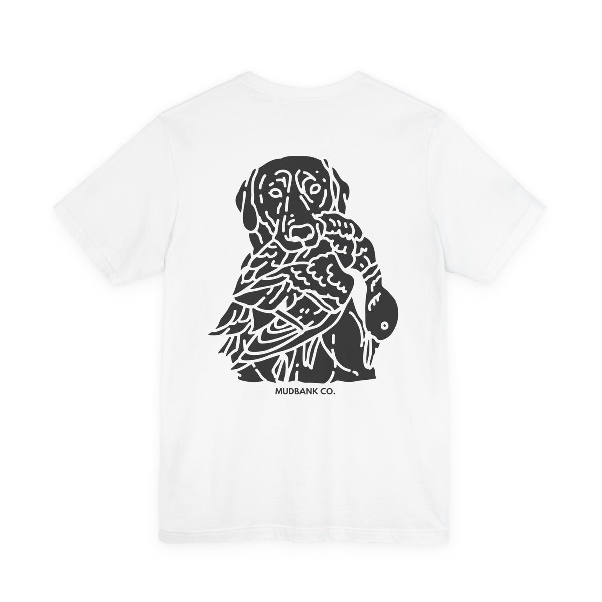 Mudbank Co. Hunting Dog T-Shirt | Duck Dog Graphic Tee | Southern Hunting & Outdoors Shirt | Bella Canvas