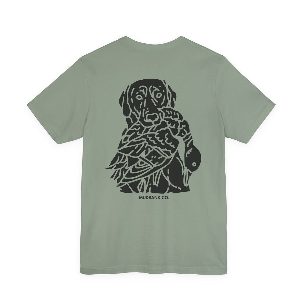 Mudbank Co. Hunting Dog T-Shirt | Duck Dog Graphic Tee | Southern Hunting & Outdoors Shirt | Bella Canvas