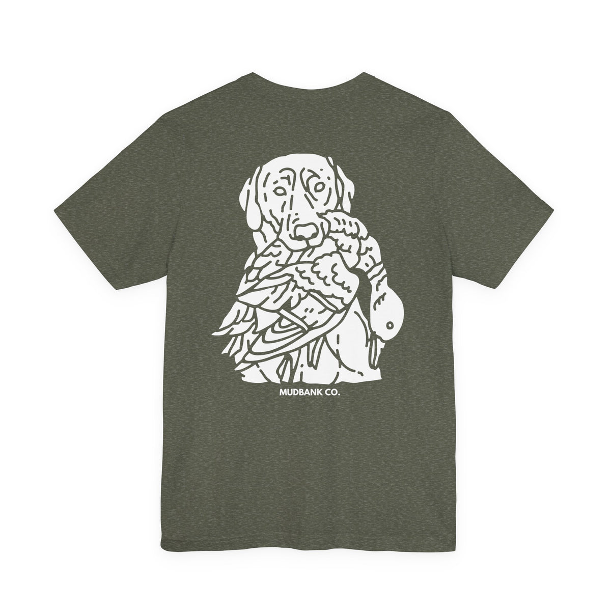 Mudbank Co. Hunting Dog T-Shirt | Duck Dog Graphic Tee | Southern Hunting & Outdoors Shirt | Bella Canvas
