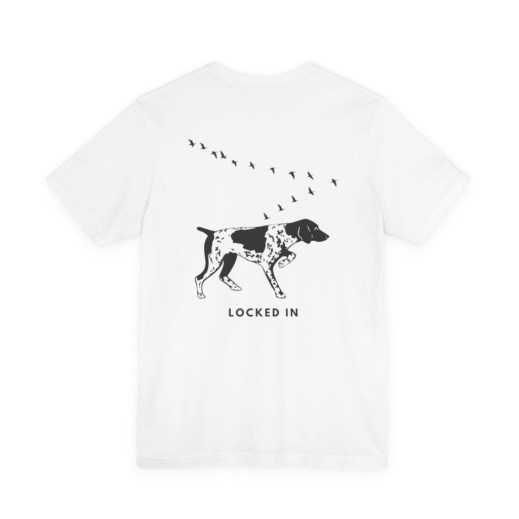 Mudbank Co. Bird Dog T-Shirt | Hunting Dog Graphic Tee | Southern Outdoors Lifestyle Shirt | Bella Canvas Unisex