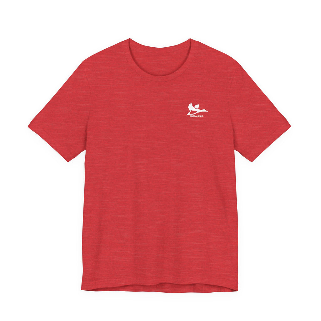 Mudbank Co. Antler Logo T-Shirt | Southern Outdoors Graphic Tee | Hunting & Country Lifestyle | Bella Canvas Unisex