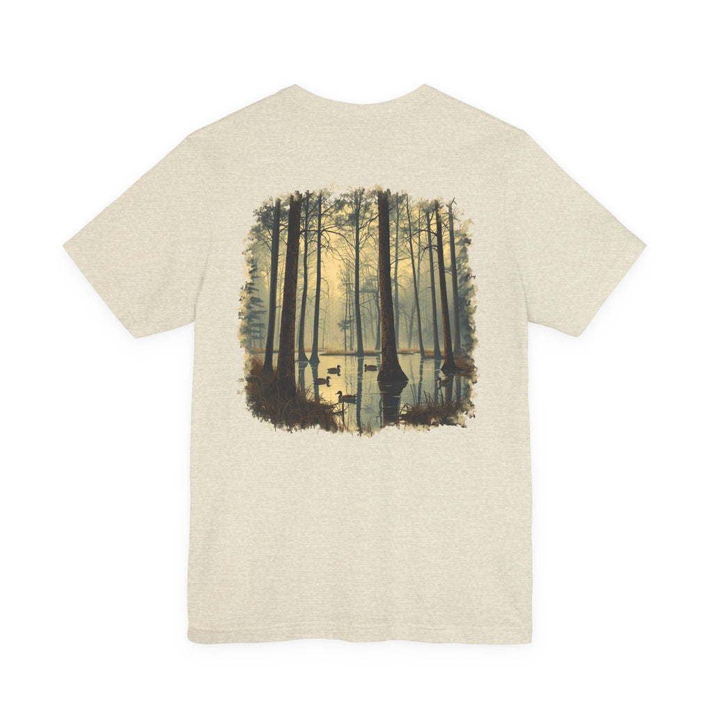 Cypress Swamp Scene T-Shirt | Vintage Florida Nature Tee | Outdoors Graphic Shirt | Bella Canvas Unisex