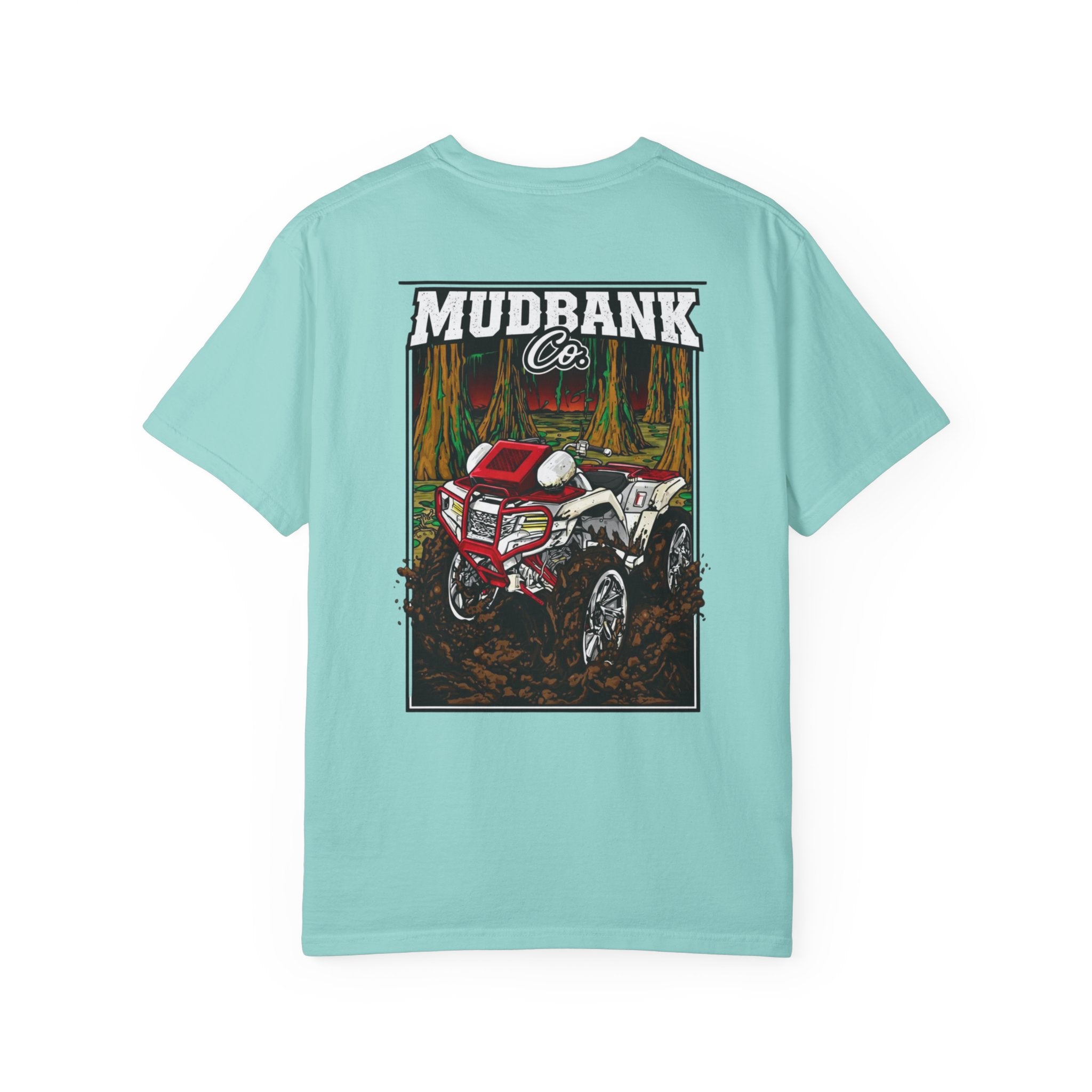 ATV Mudbike Graphic T-Shirt — "Mudbank Co." Off-Road Adventure Tee