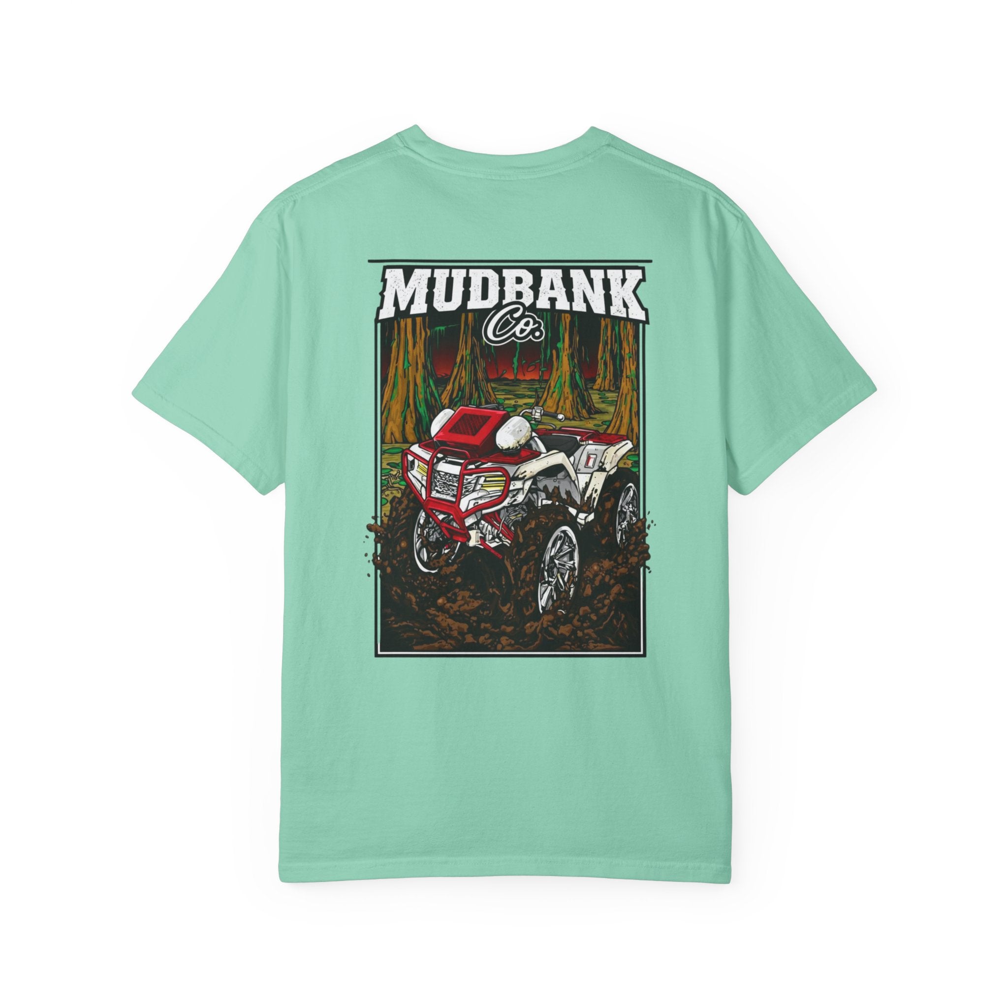 ATV Mudbike Graphic T-Shirt — "Mudbank Co." Off-Road Adventure Tee