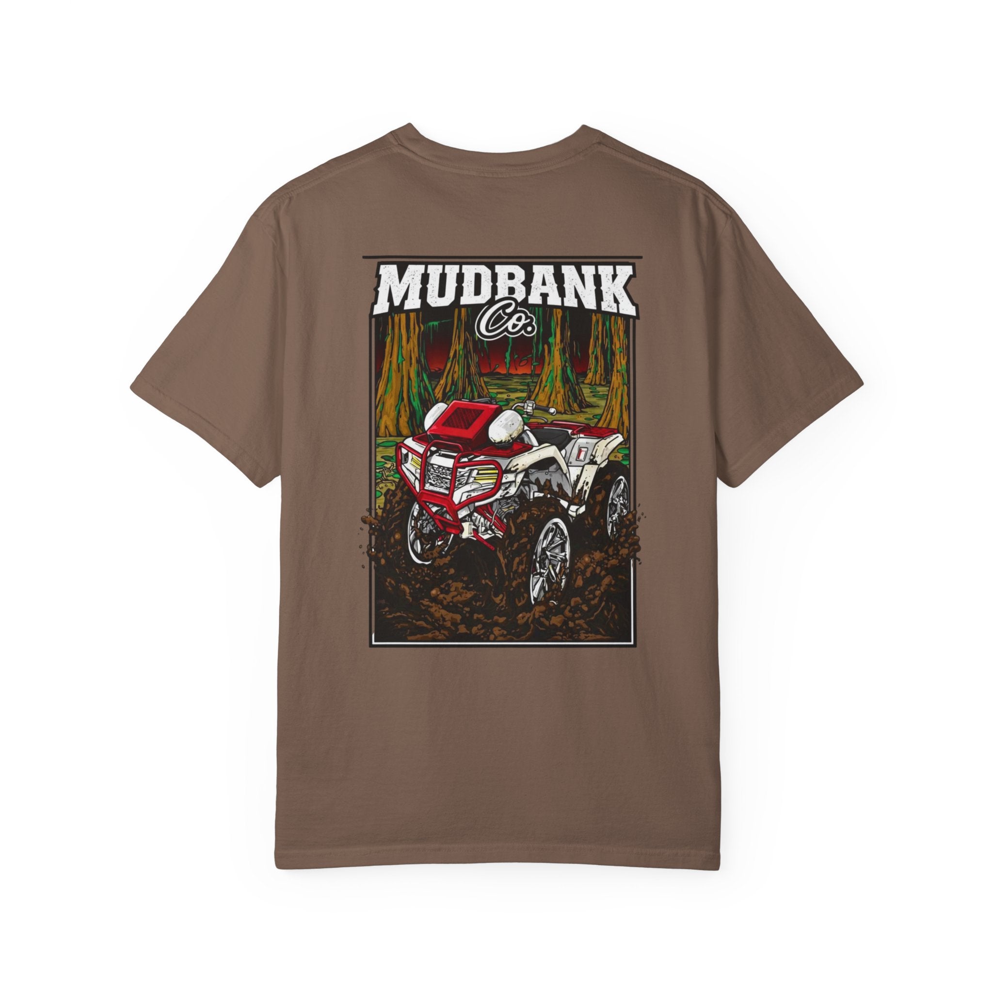 ATV Mudbike Graphic T-Shirt — "Mudbank Co." Off-Road Adventure Tee