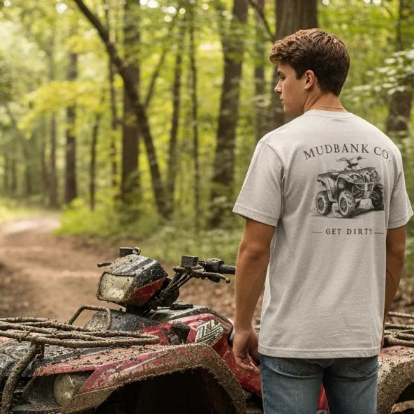 Mudbank Co. ATV Tee – 'Get Dirty' Graphic T-Shirt