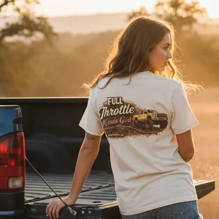 Full Throttle Kinda Girl Tee – Mudbank Co.