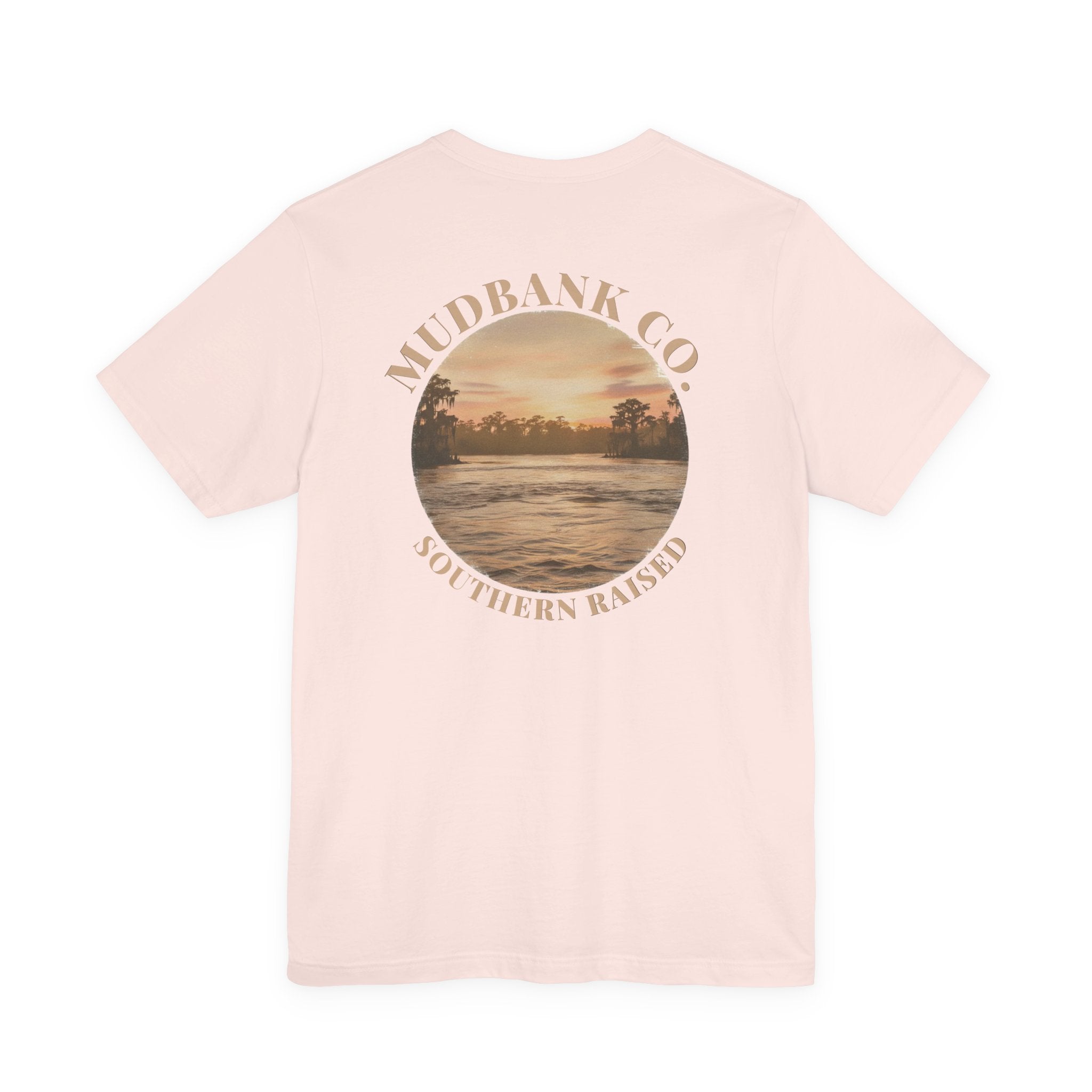 Southern Raised Tee — Mudbank Co. Sunset River Graphic T-Shirt