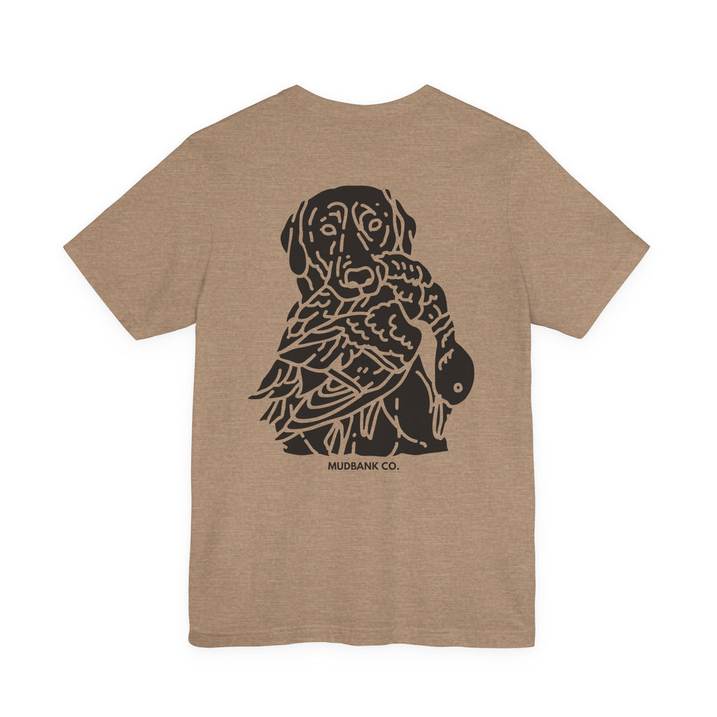 Mudbank Co. Hunting Dog T-Shirt | Duck Dog Graphic Tee | Southern Hunting & Outdoors Shirt | Bella Canvas