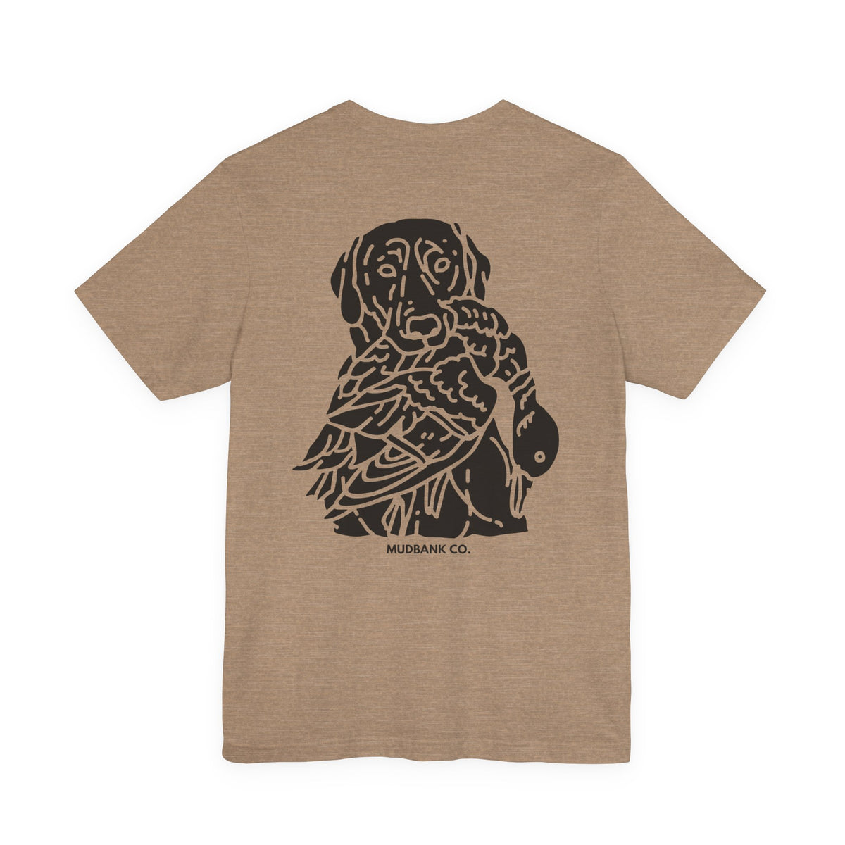 Mudbank Co. Hunting Dog T-Shirt | Duck Dog Graphic Tee | Southern Hunting & Outdoors Shirt | Bella Canvas