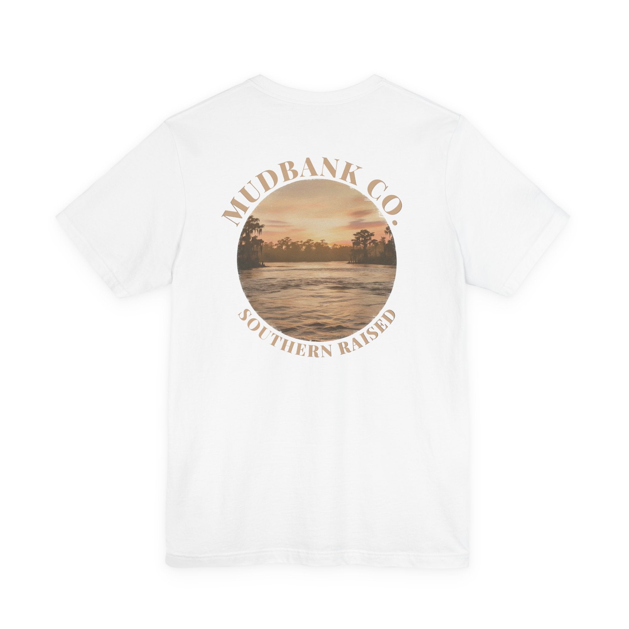 Southern Raised Tee — Mudbank Co. Sunset River Graphic T-Shirt