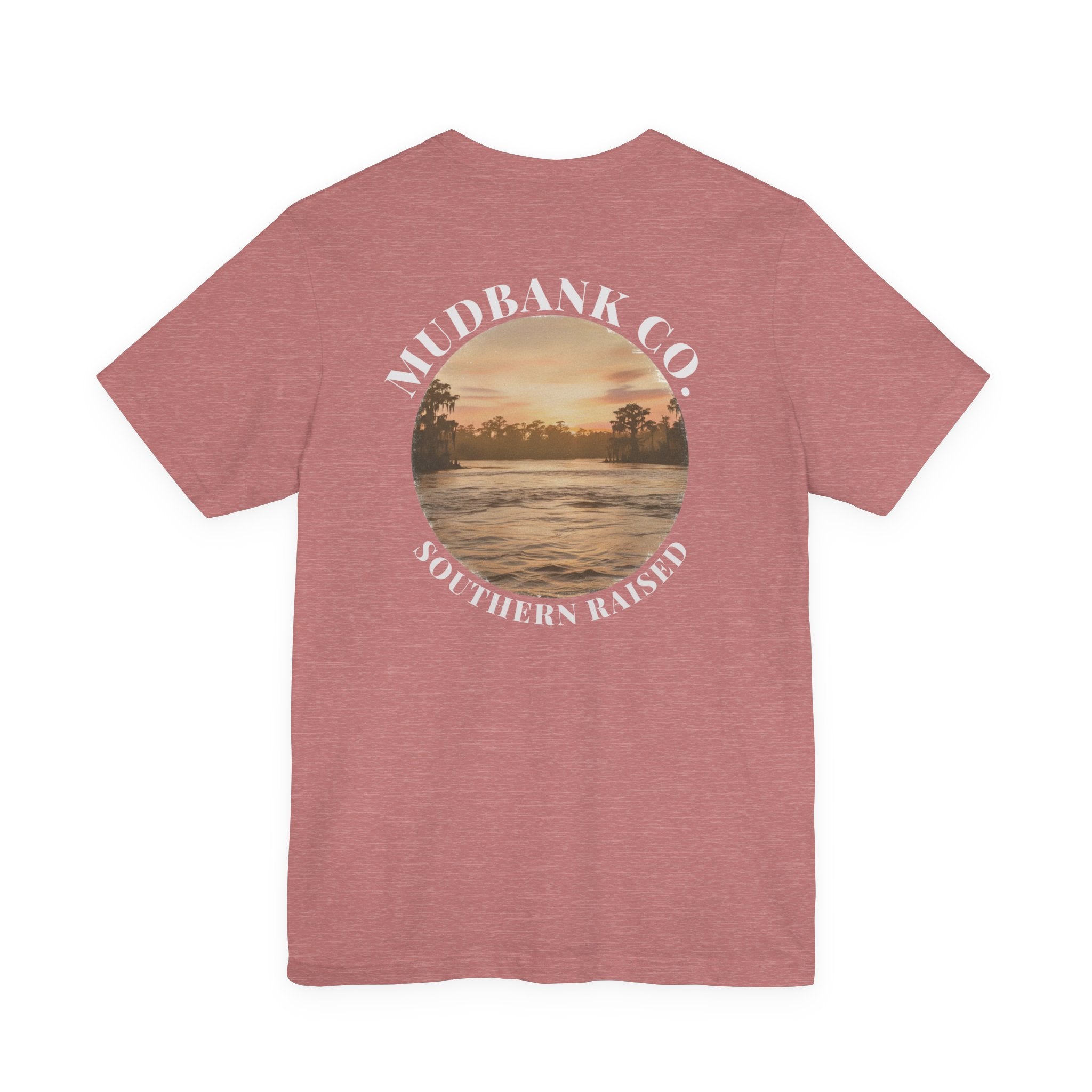 Southern Raised Tee — Mudbank Co. Sunset River Graphic T-Shirt