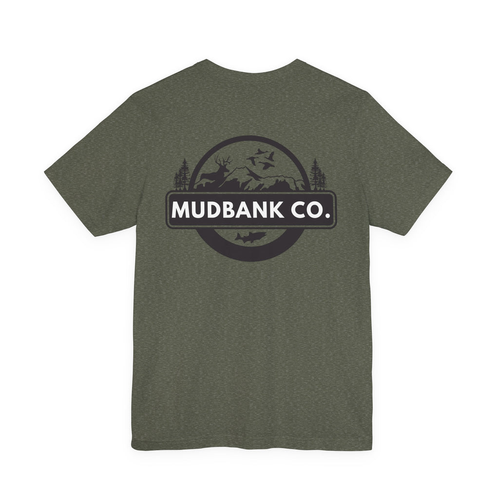 Mudbank Co. Logo T-Shirt | Southern Outdoors Graphic Tee | Country Lifestyle Shirt | Bella Canvas Unisex