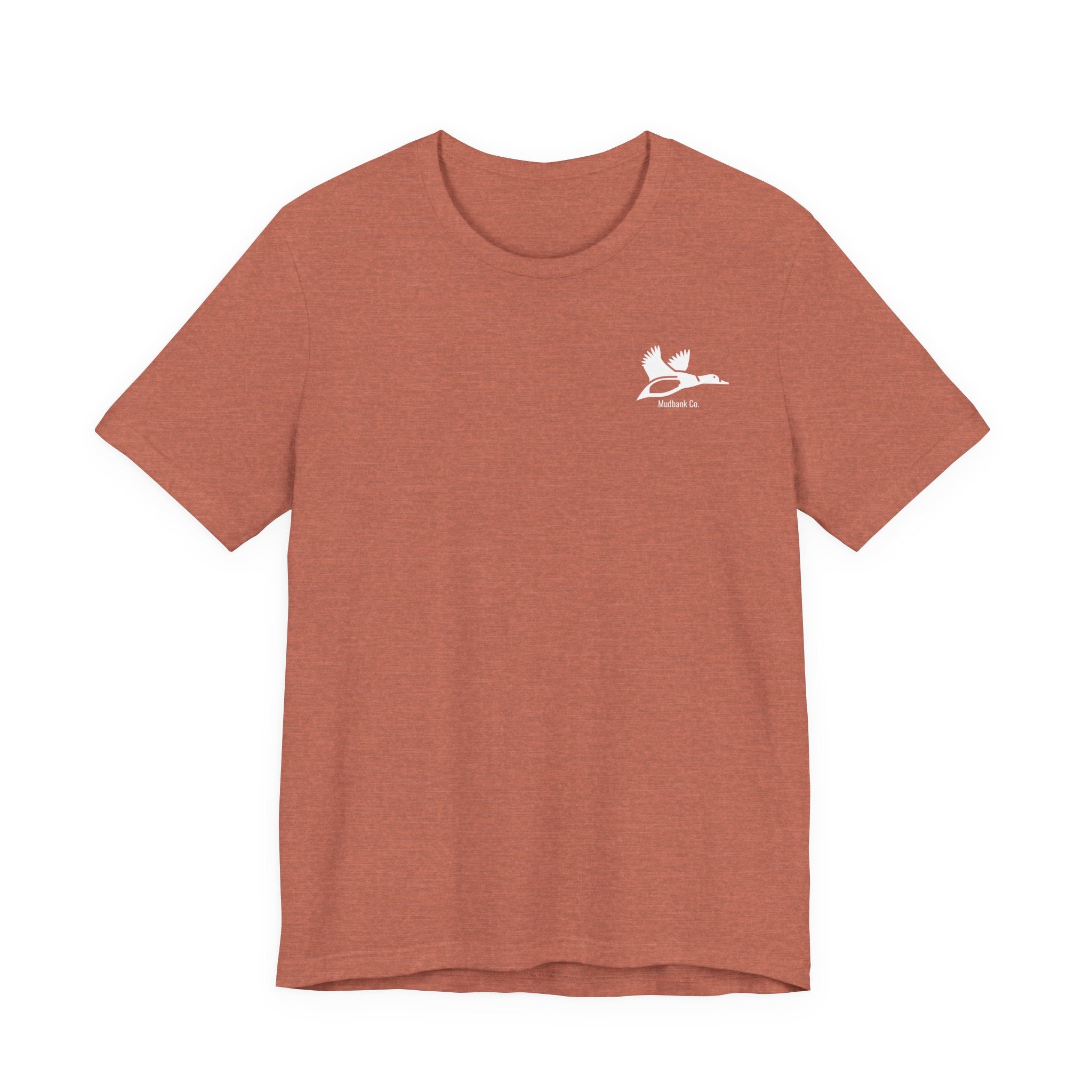 Mudbank Co. Duck Hunt Graphic Tee – Outdoor Marsh Scene Back Print Shirt