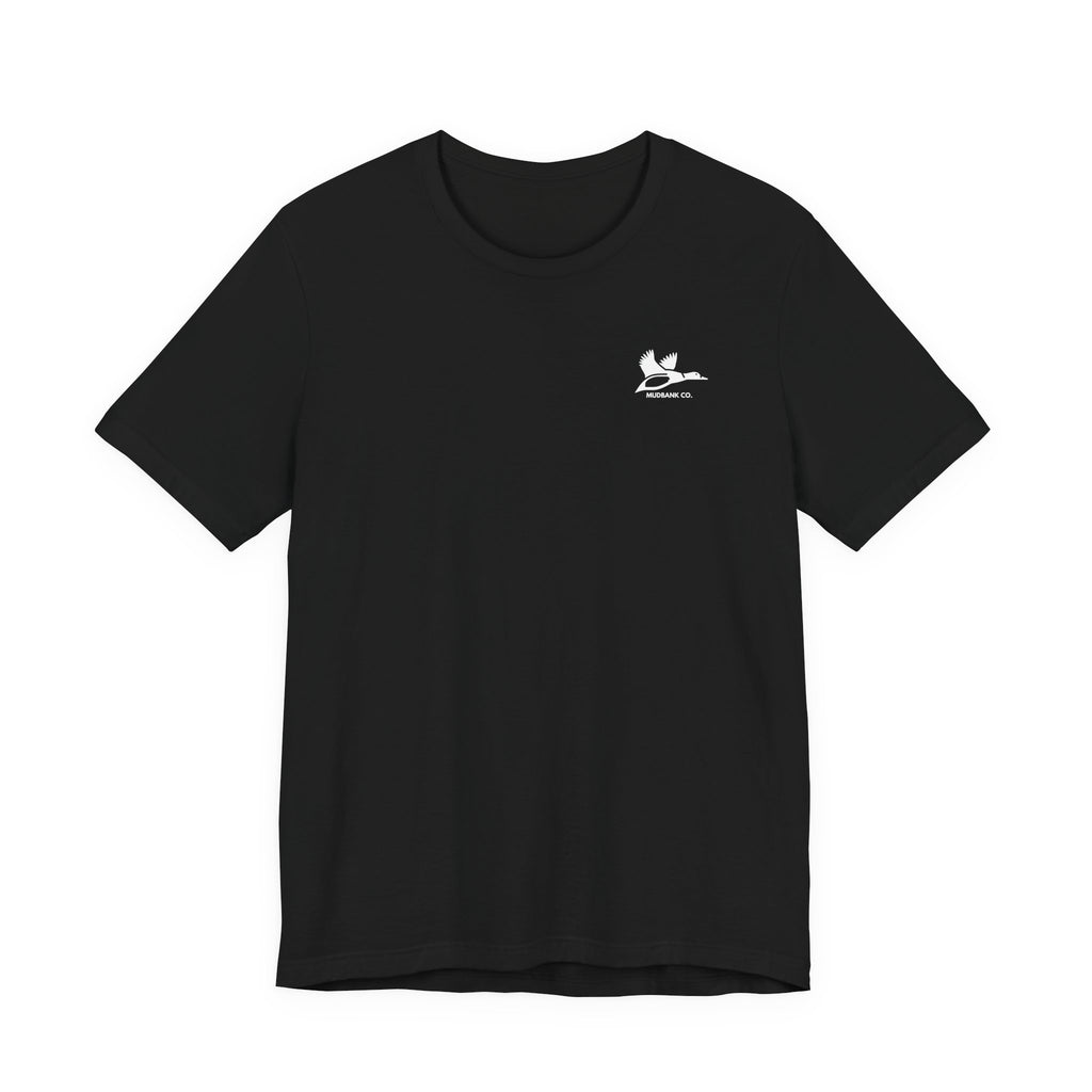 Mudbank Co. Antler Logo T-Shirt | Southern Outdoors Graphic Tee | Hunting & Country Lifestyle | Bella Canvas Unisex