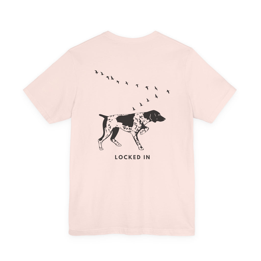 Mudbank Co. Bird Dog T-Shirt | Hunting Dog Graphic Tee | Southern Outdoors Lifestyle Shirt | Bella Canvas Unisex