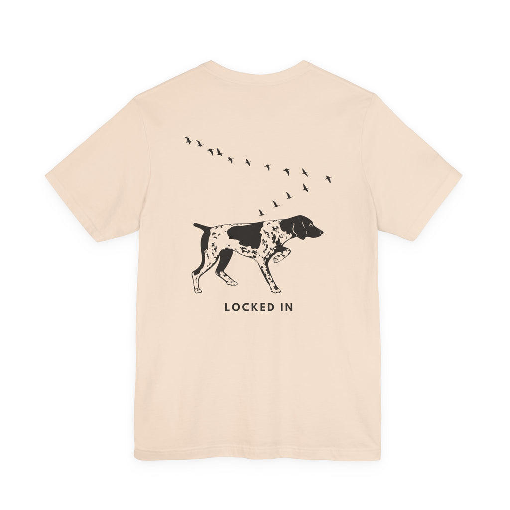 Mudbank Co. Bird Dog T-Shirt | Hunting Dog Graphic Tee | Southern Outdoors Lifestyle Shirt | Bella Canvas Unisex