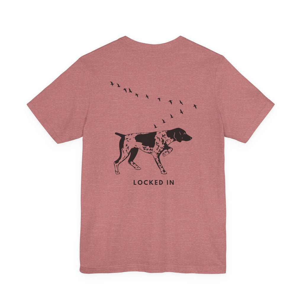 Mudbank Co. Bird Dog T-Shirt | Hunting Dog Graphic Tee | Southern Outdoors Lifestyle Shirt | Bella Canvas Unisex