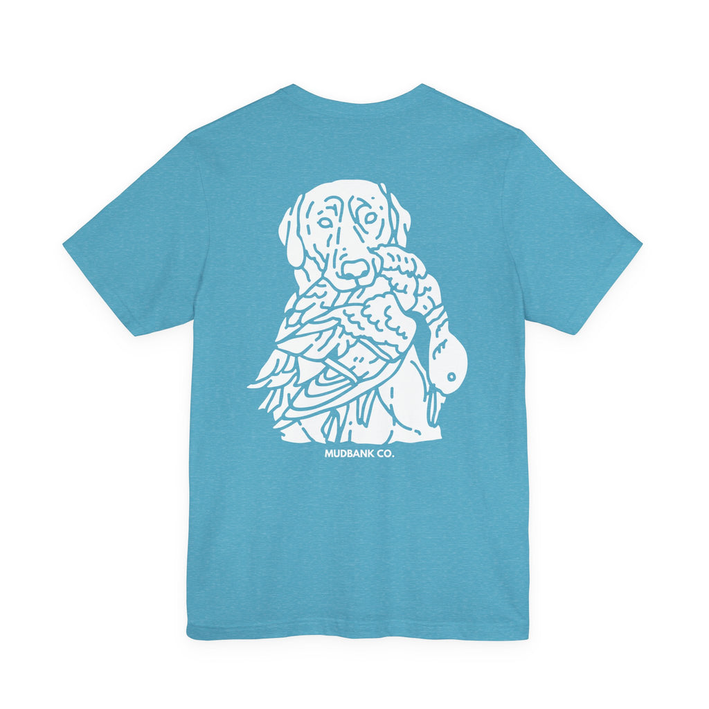 Mudbank Co. Hunting Dog T-Shirt | Duck Dog Graphic Tee | Southern Hunting & Outdoors Shirt | Bella Canvas