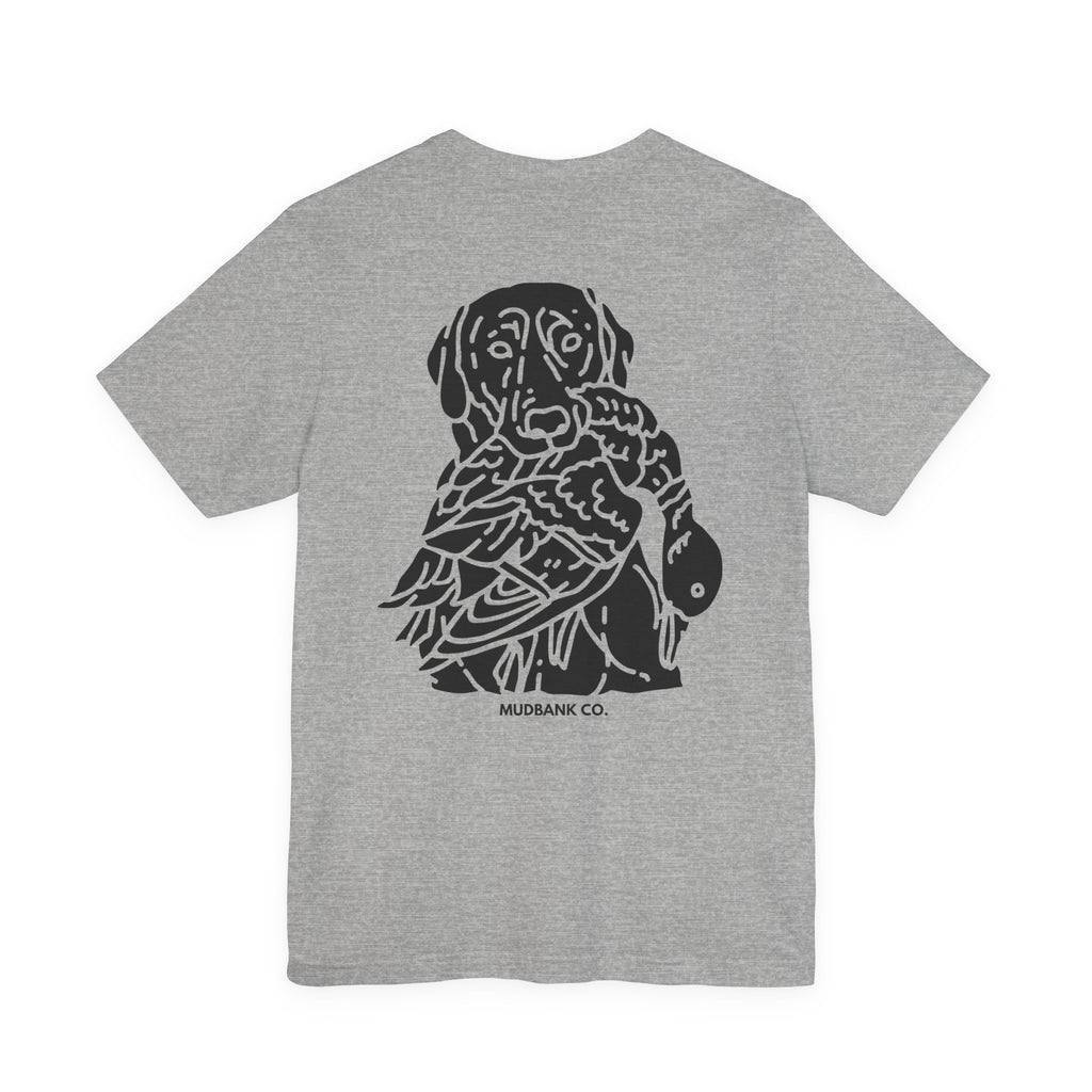 Mudbank Co. Hunting Dog T-Shirt | Duck Dog Graphic Tee | Southern Hunting & Outdoors Shirt | Bella Canvas