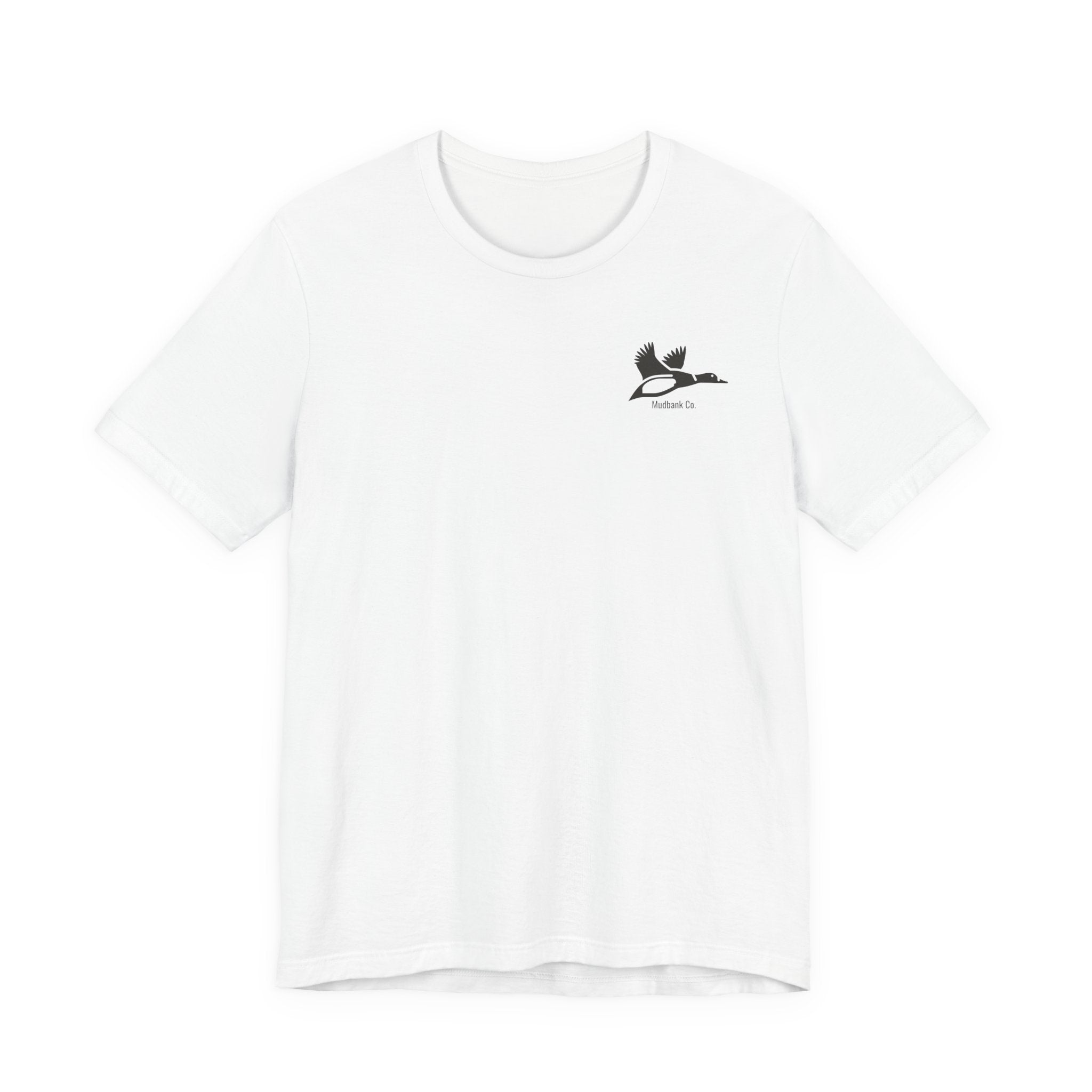 Mudbank Co. Duck Hunt Graphic Tee – Outdoor Marsh Scene Back Print Shirt