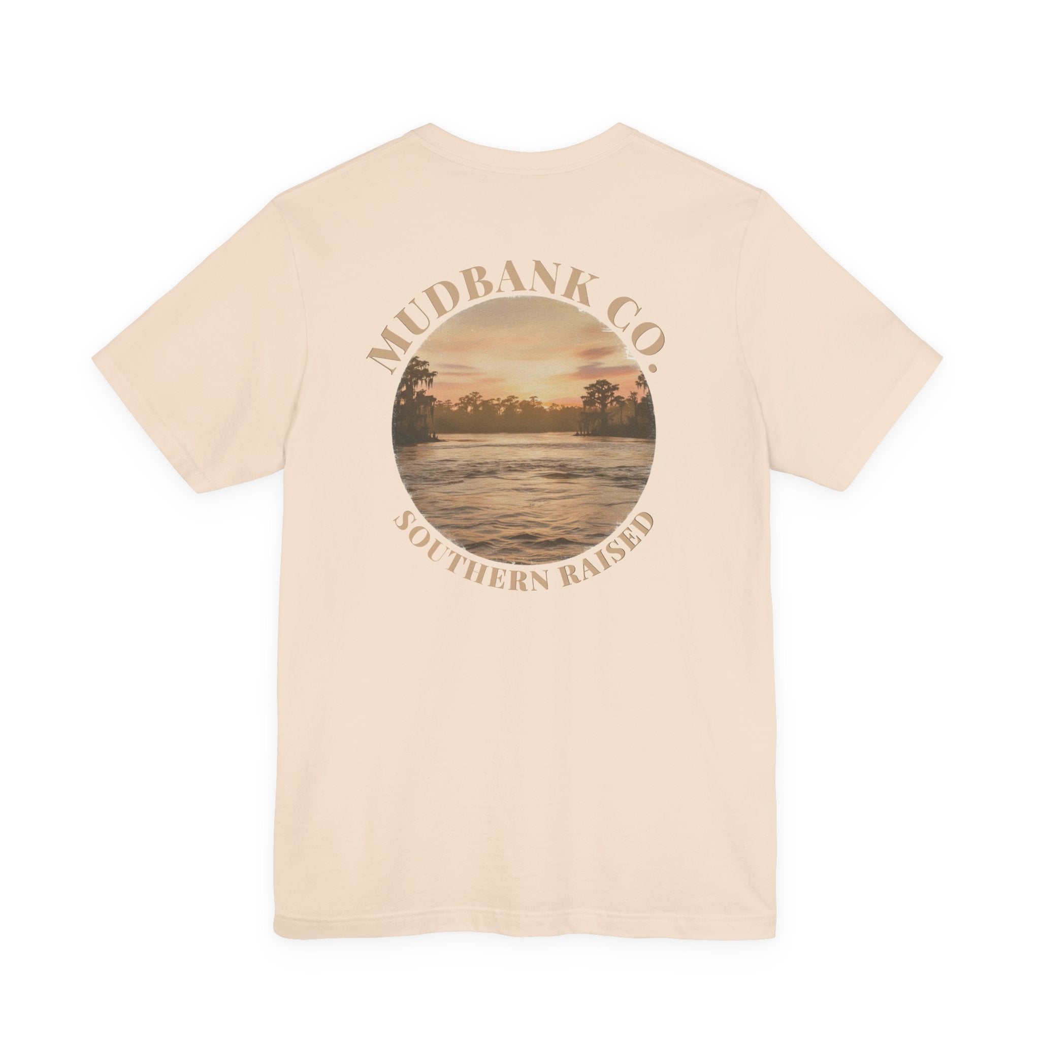 Southern Raised Tee — Mudbank Co. Sunset River Graphic T-Shirt