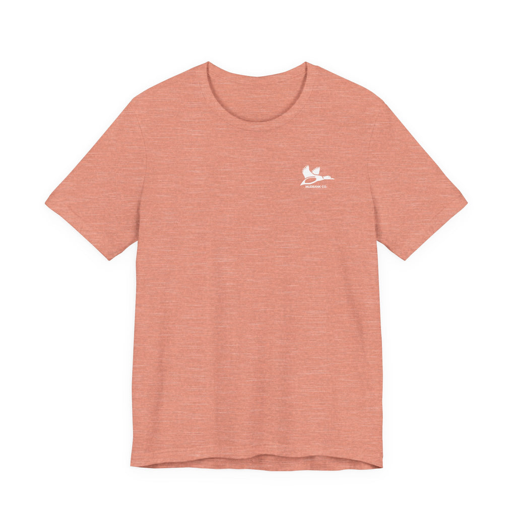 Mudbank Co. Antler Logo T-Shirt | Southern Outdoors Graphic Tee | Hunting & Country Lifestyle | Bella Canvas Unisex