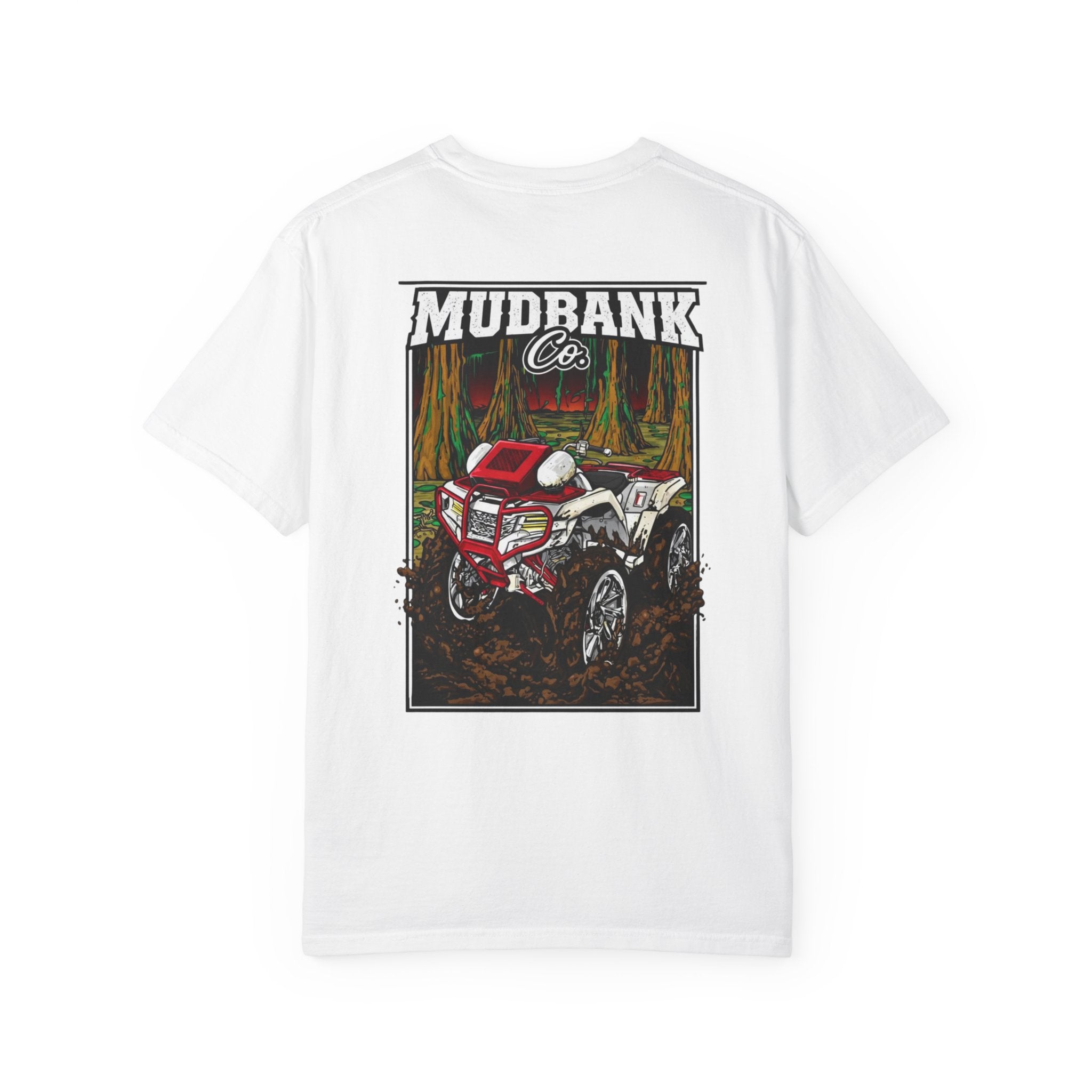ATV Mudbike Graphic T-Shirt — "Mudbank Co." Off-Road Adventure Tee