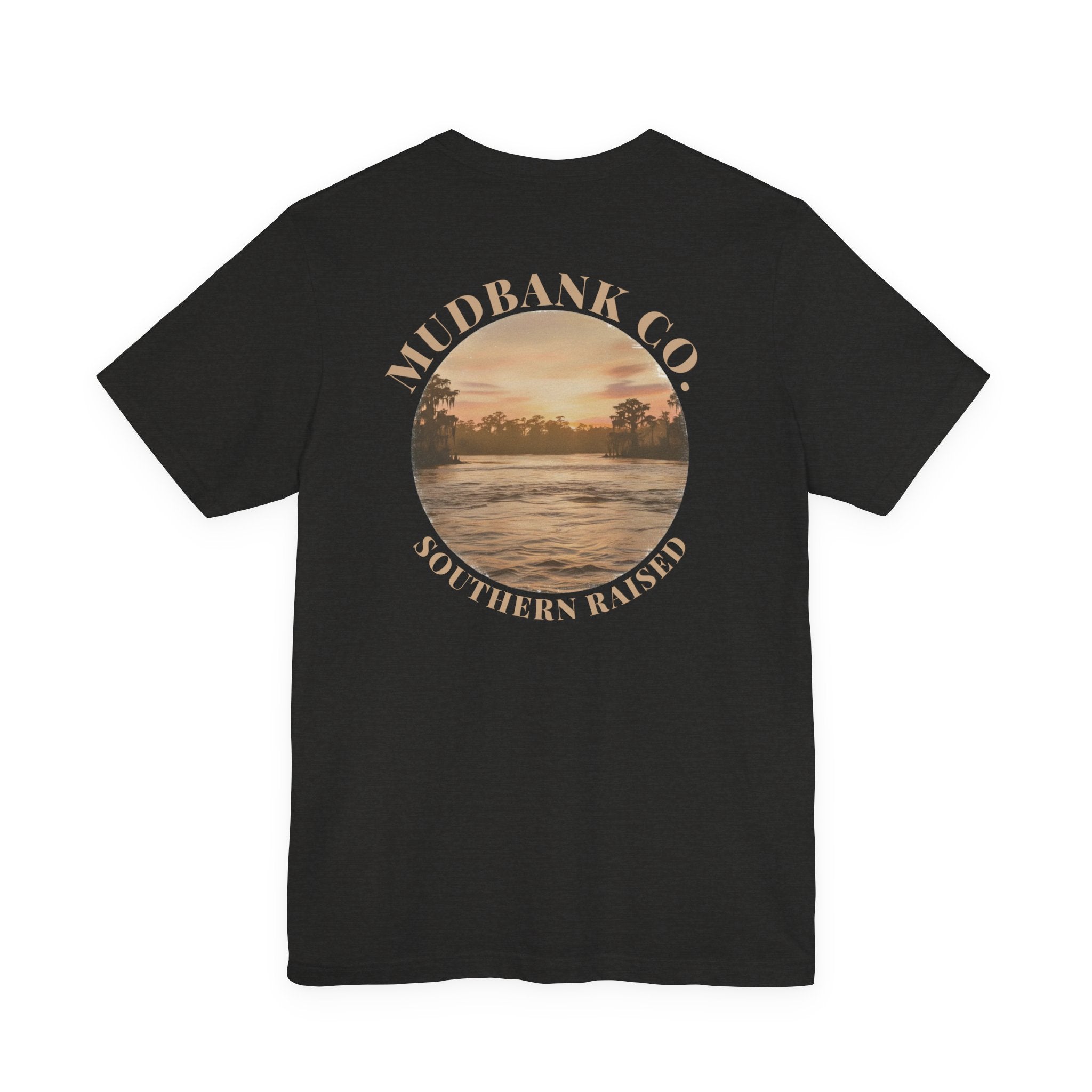 Southern Raised Tee — Mudbank Co. Sunset River Graphic T-Shirt