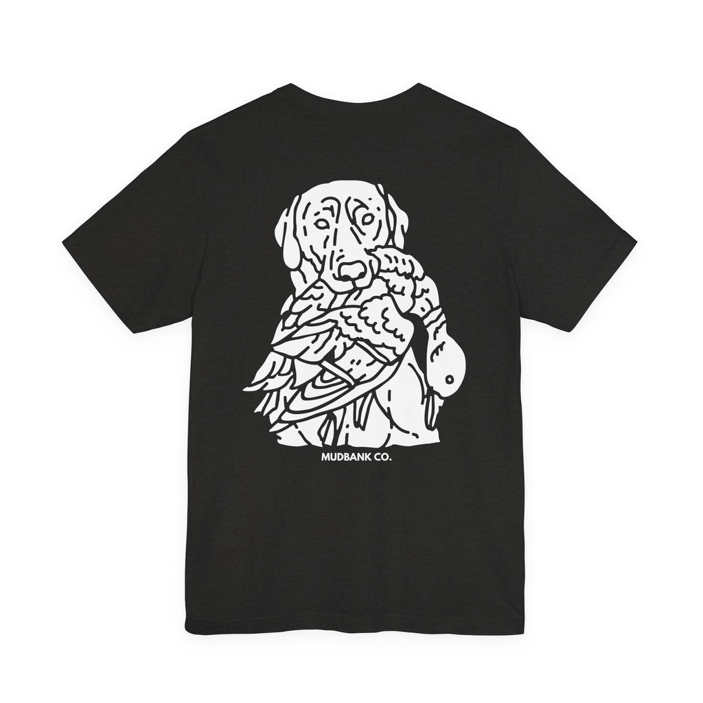 Mudbank Co. Hunting Dog T-Shirt | Duck Dog Graphic Tee | Southern Hunting & Outdoors Shirt | Bella Canvas