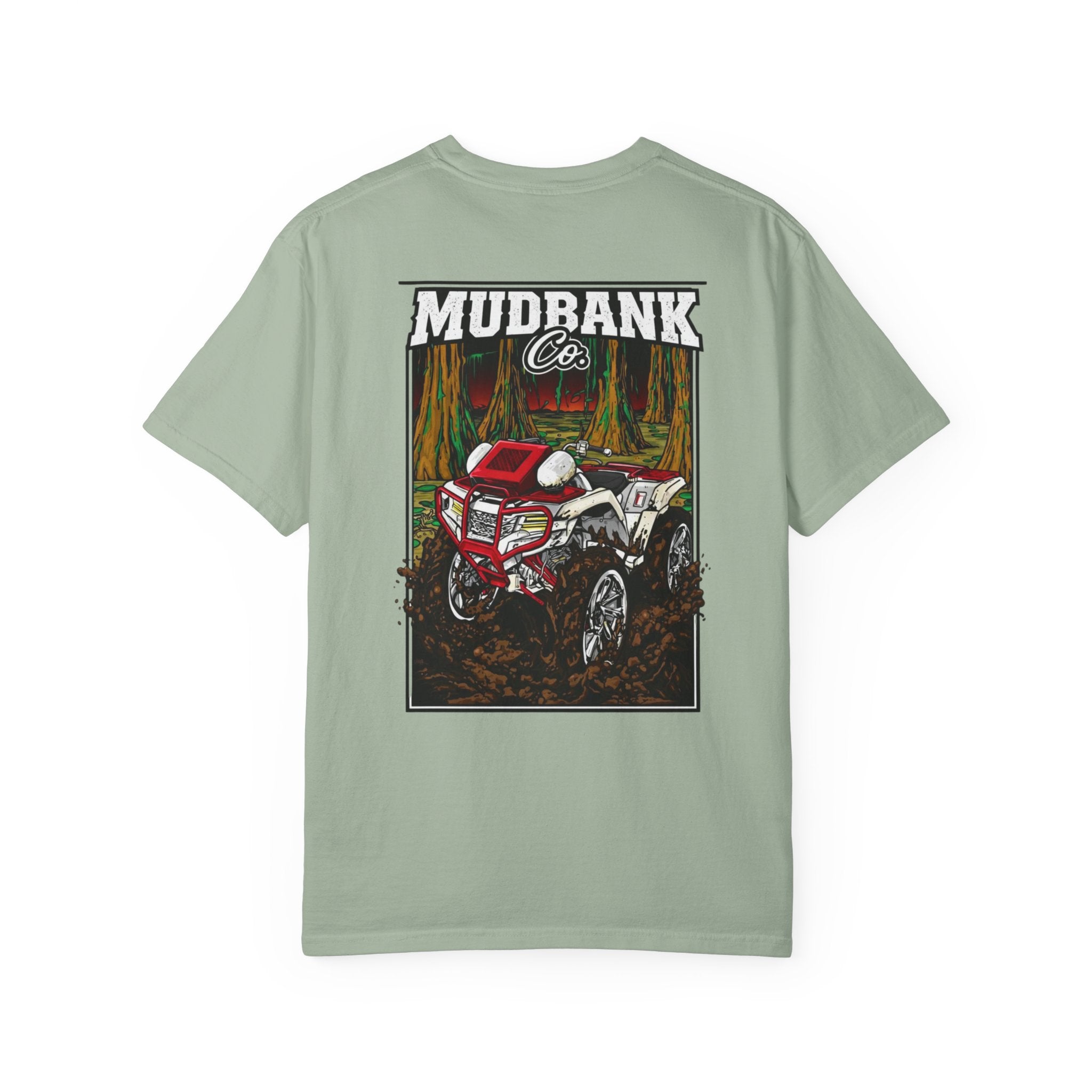 ATV Mudbike Graphic T-Shirt — "Mudbank Co." Off-Road Adventure Tee