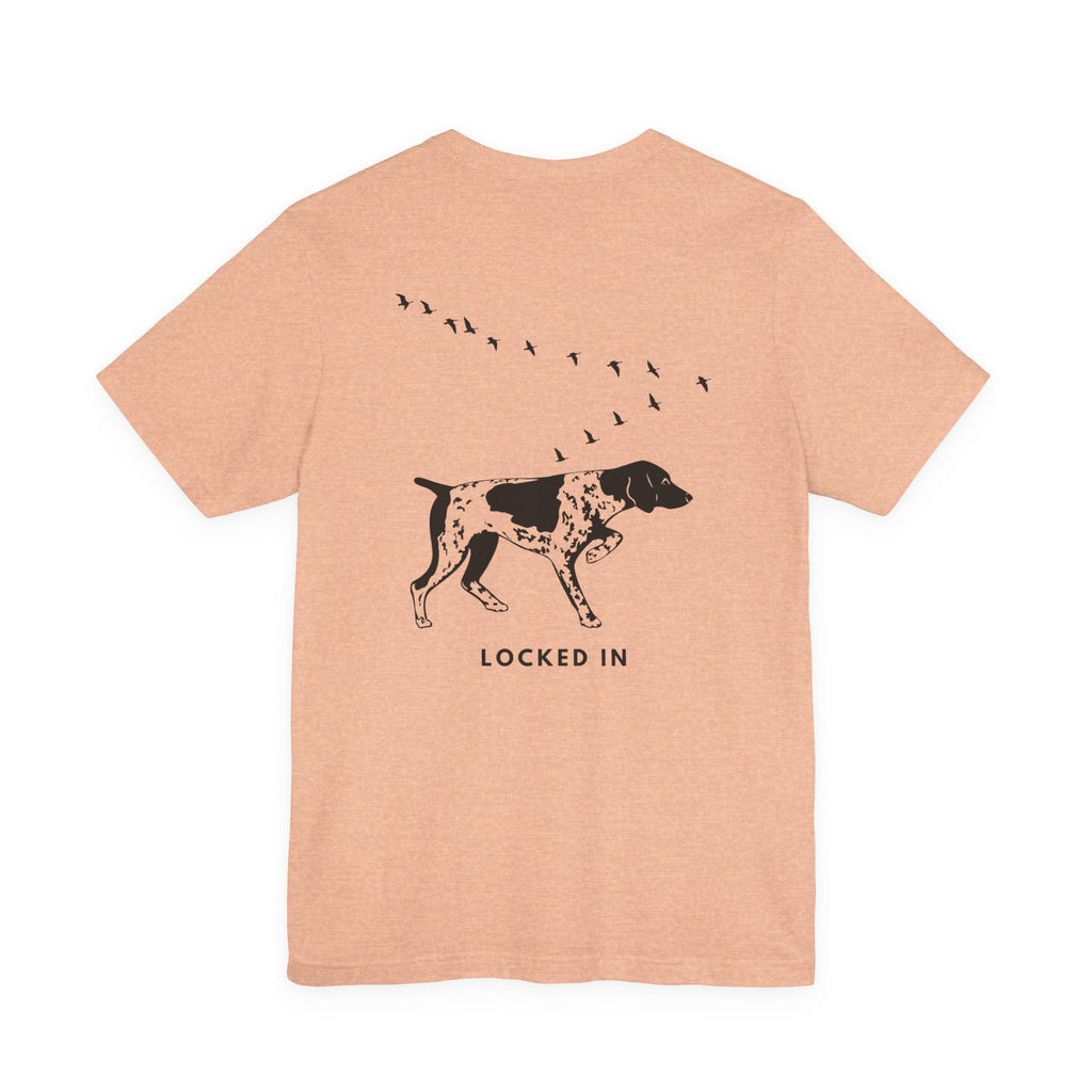 Mudbank Co. Bird Dog T-Shirt | Hunting Dog Graphic Tee | Southern Outdoors Lifestyle Shirt | Bella Canvas Unisex