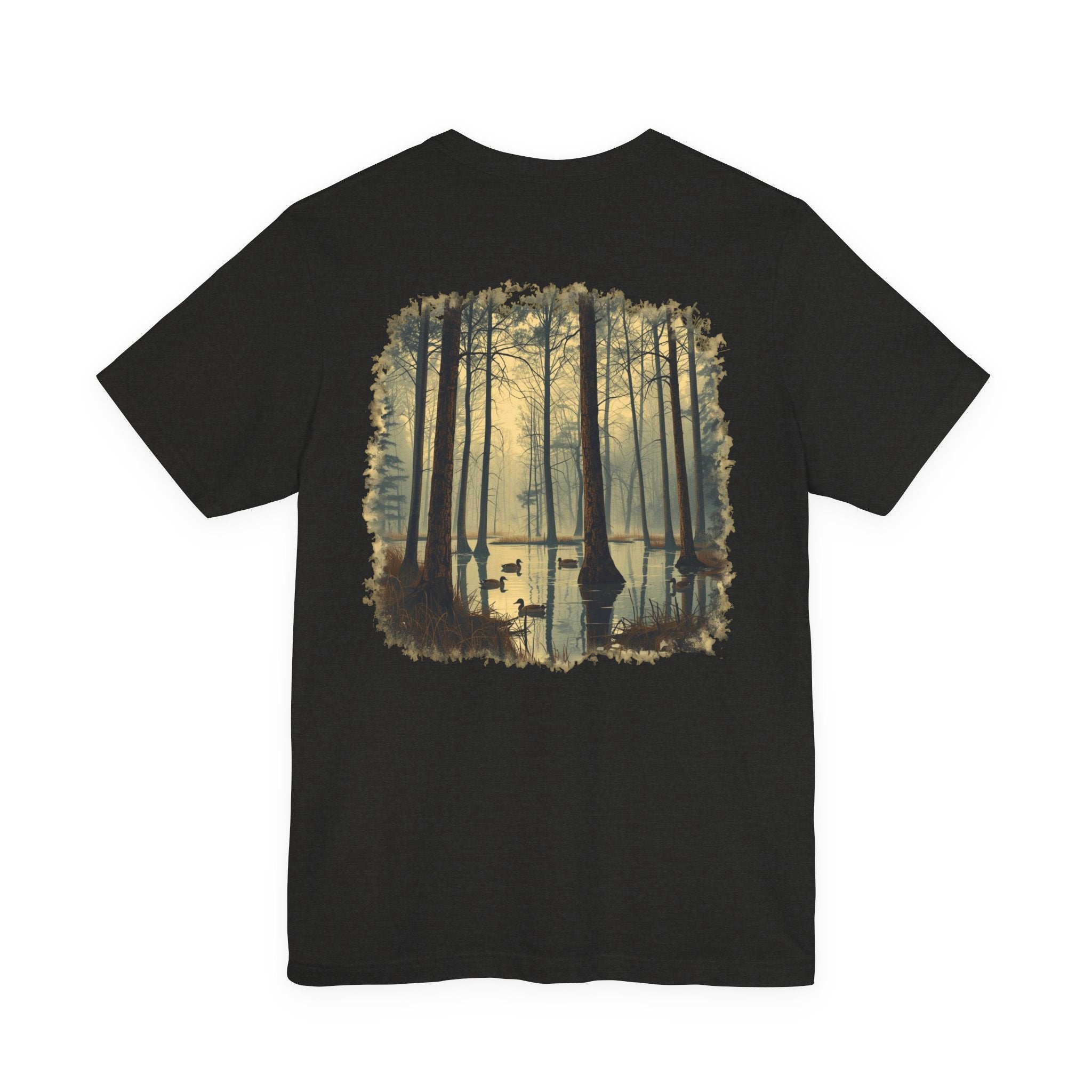 Cypress Swamp Scene T-Shirt | Vintage Florida Nature Tee | Outdoors Graphic Shirt | Bella Canvas Unisex