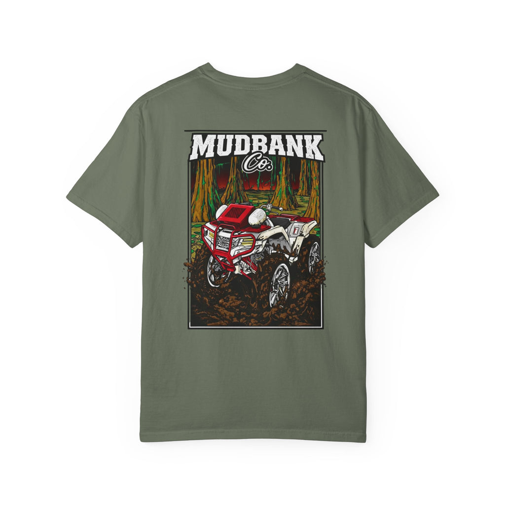 ATV Mudbike Graphic T-Shirt — "Mudbank Co." Off-Road Adventure Tee