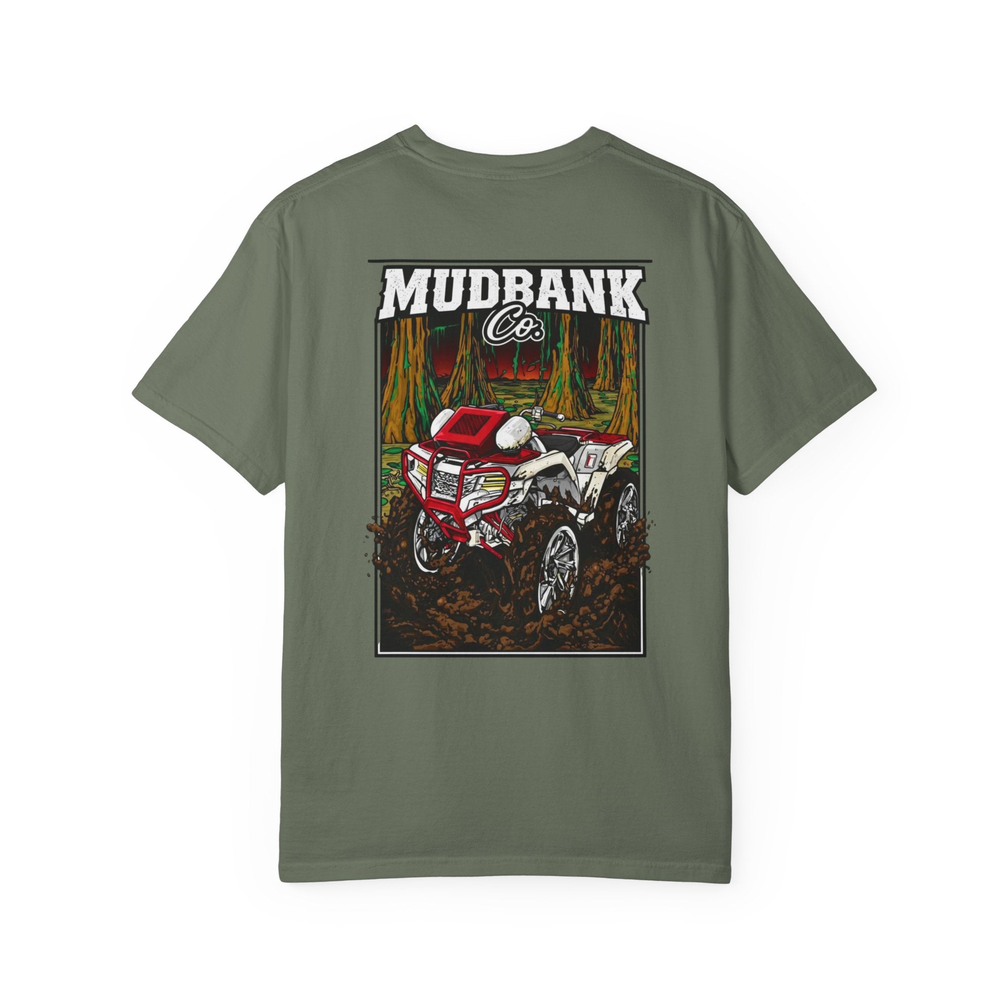 ATV Mudbike Graphic T-Shirt — "Mudbank Co." Off-Road Adventure Tee