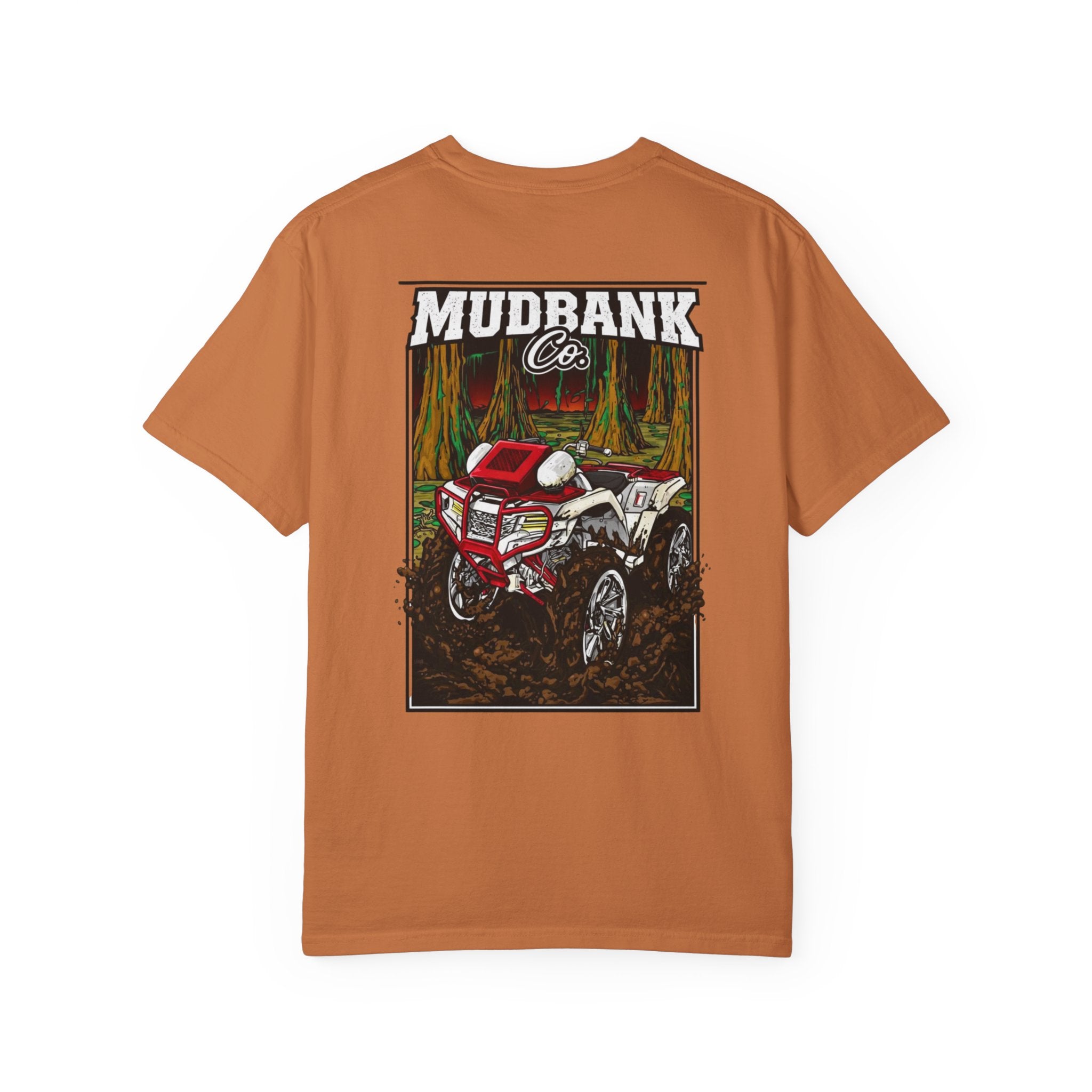 ATV Mudbike Graphic T-Shirt — "Mudbank Co." Off-Road Adventure Tee